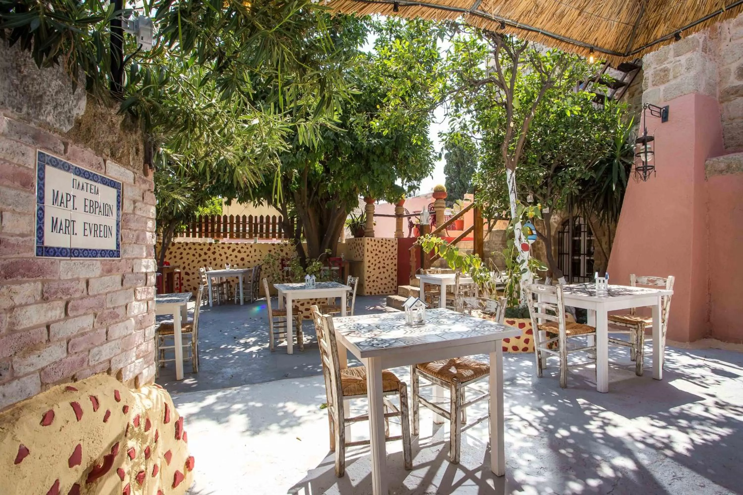 Patio in Attiki Hotel