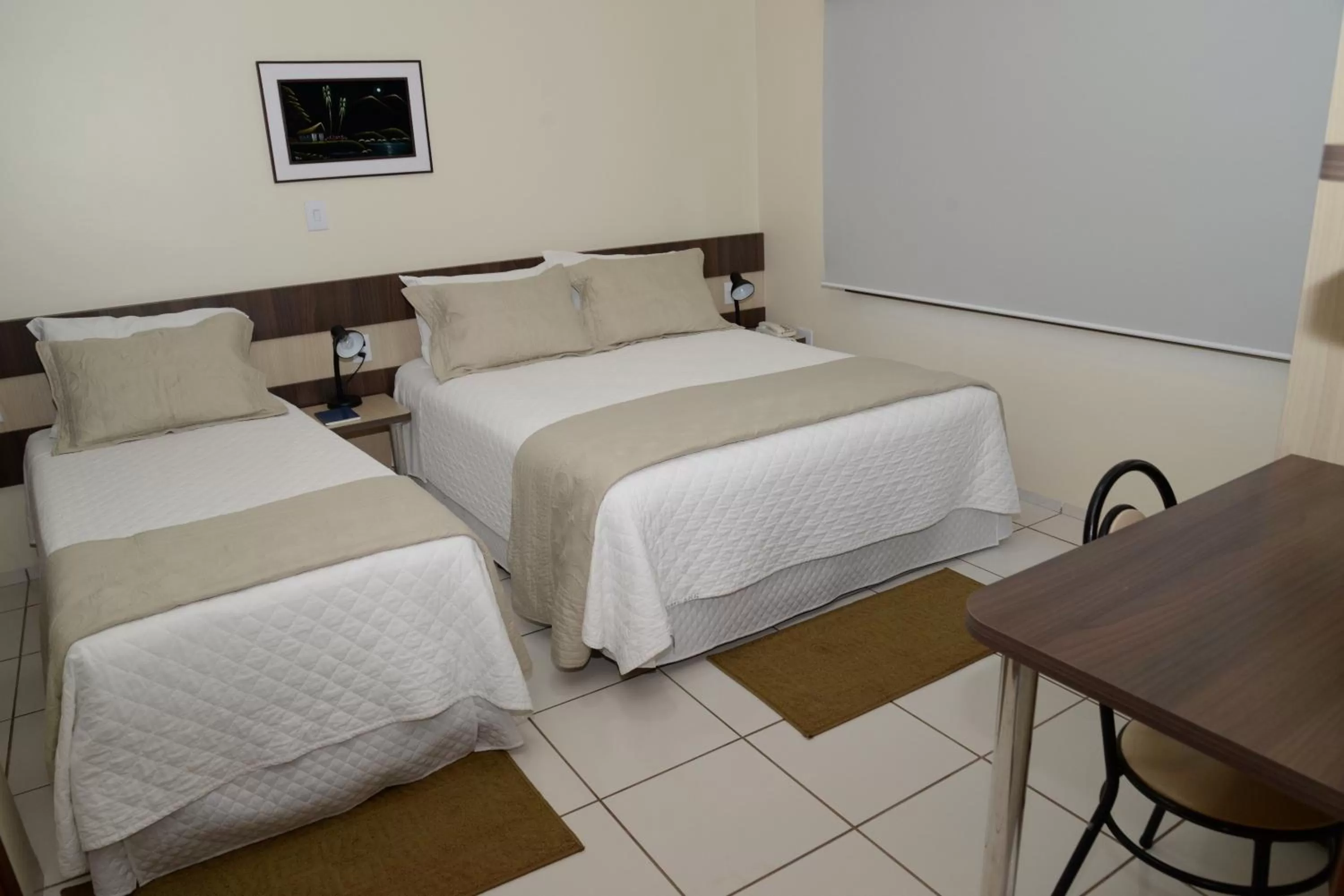 Bed in Palace Hotel Guaíra