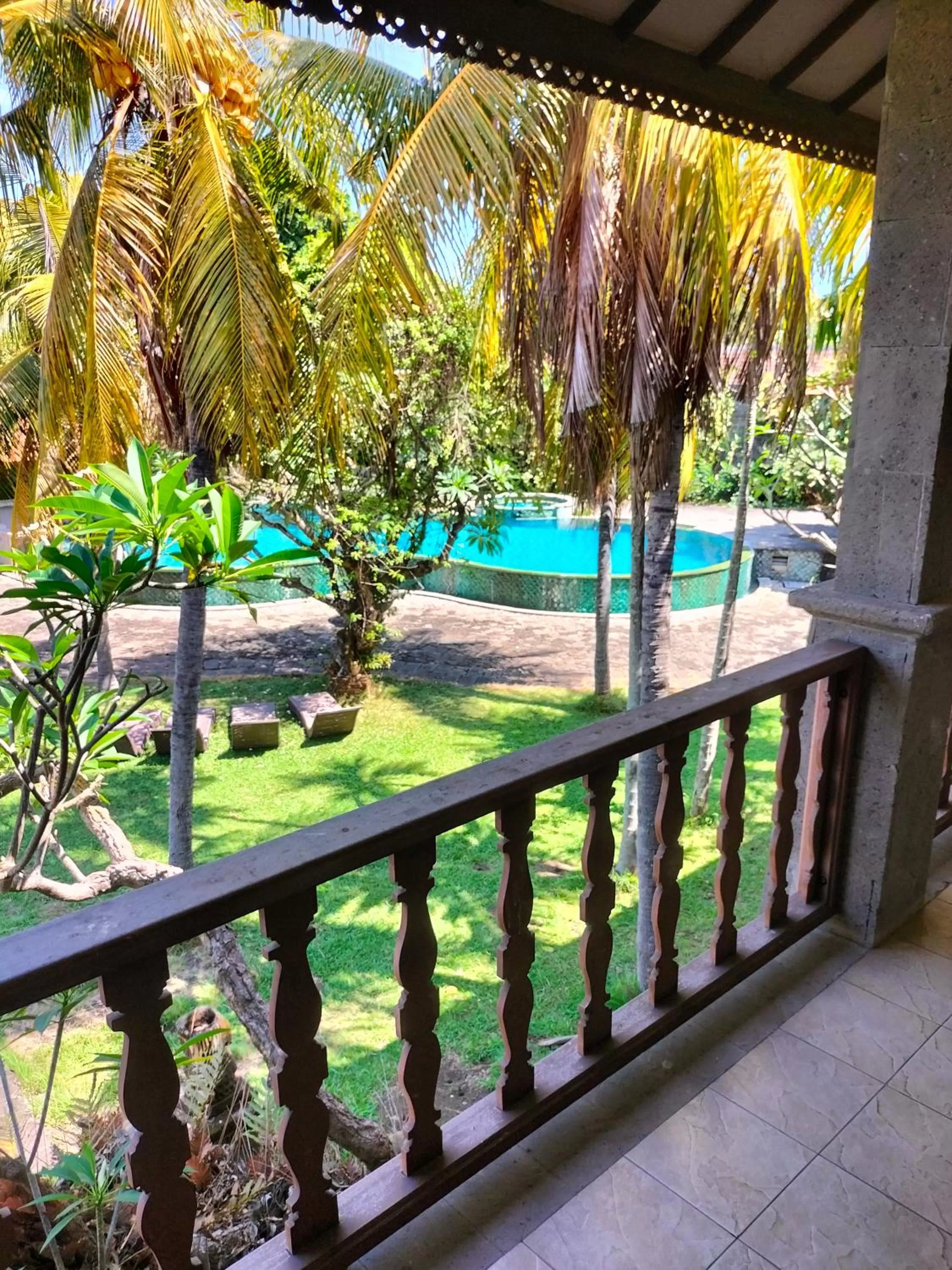 Pool View in Nirwana Sea Side Cottages