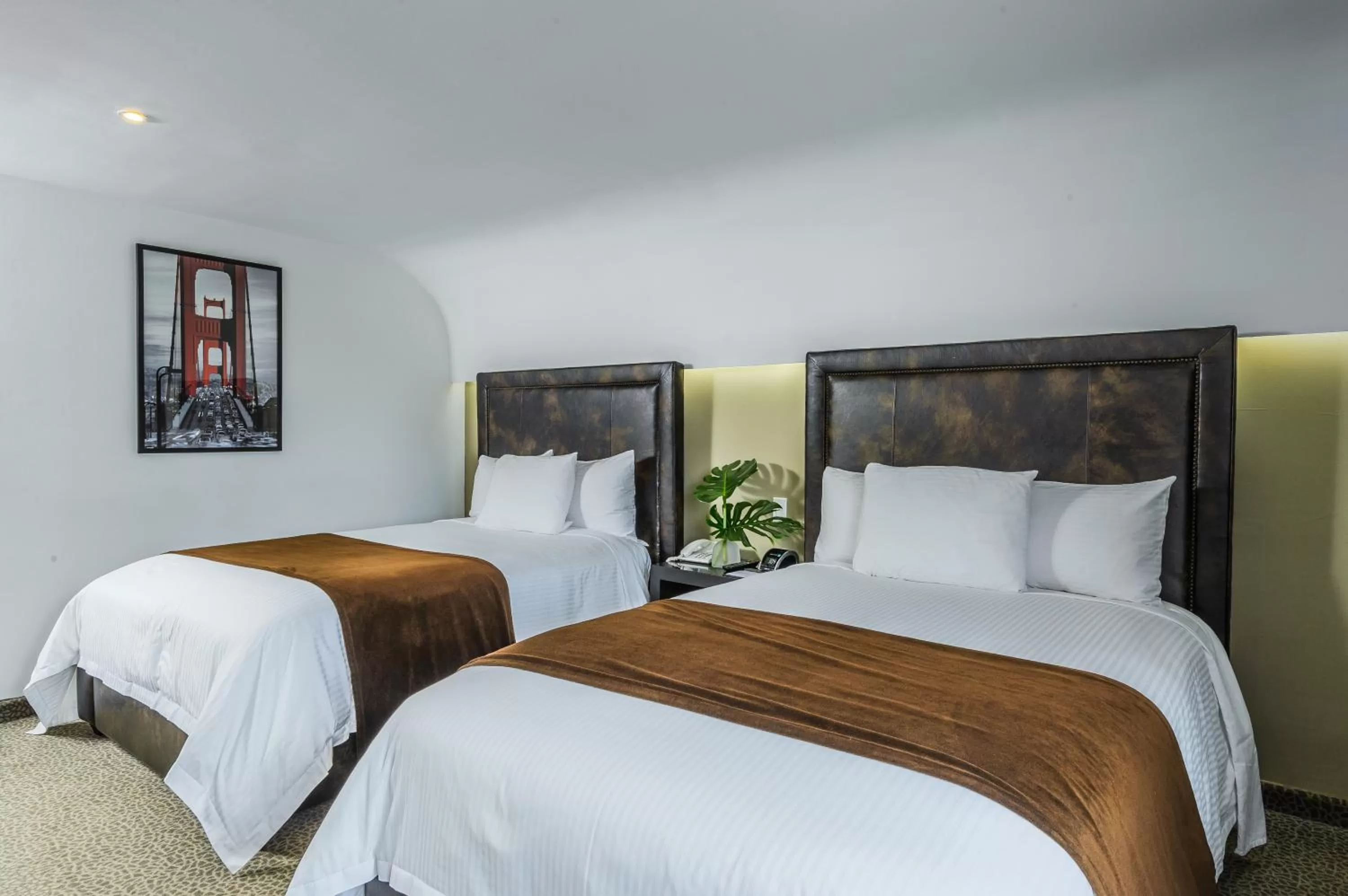 Bed in Riande Urban Hotel