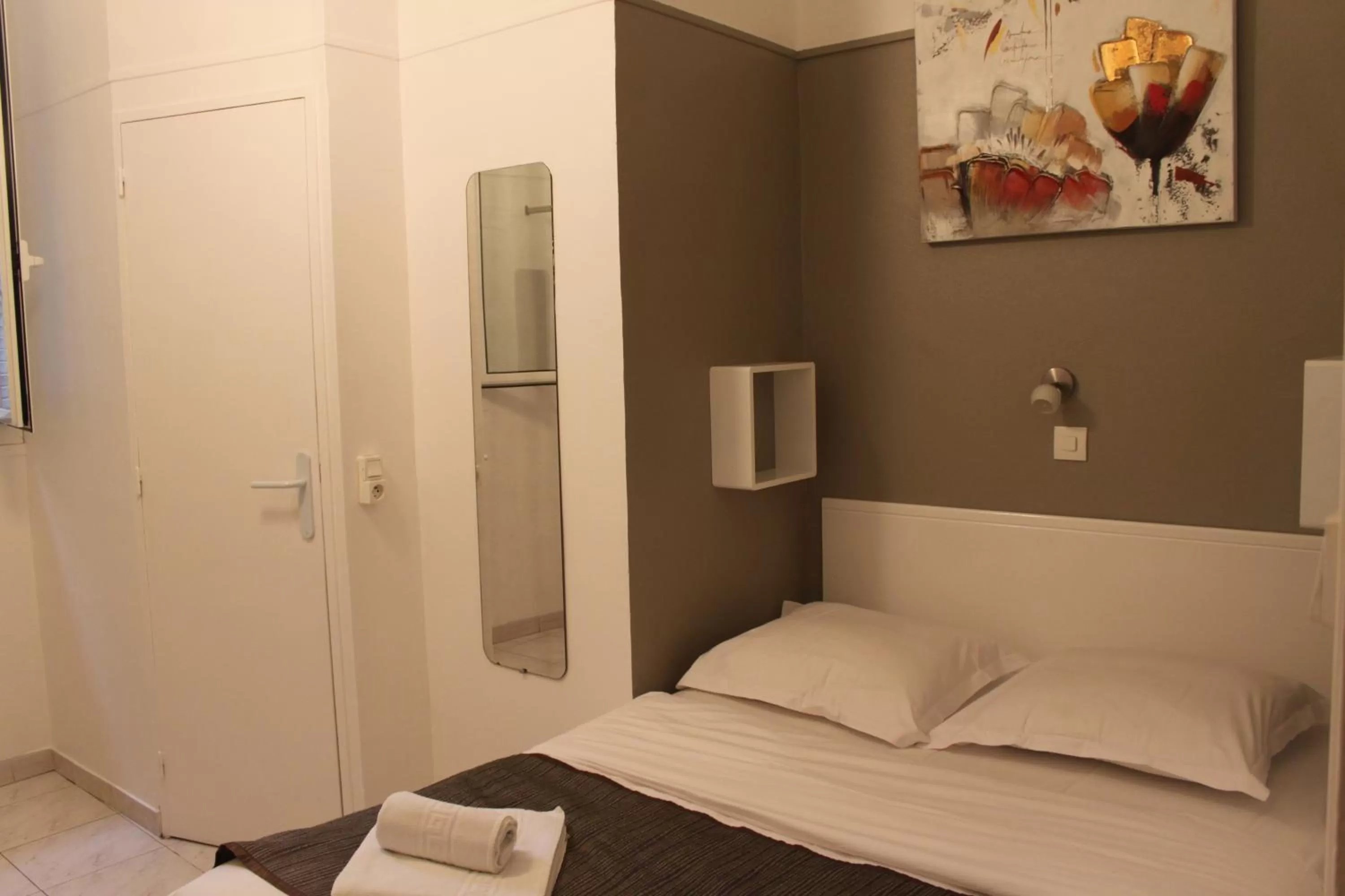 Bedroom, Bed in Hotel Danemark