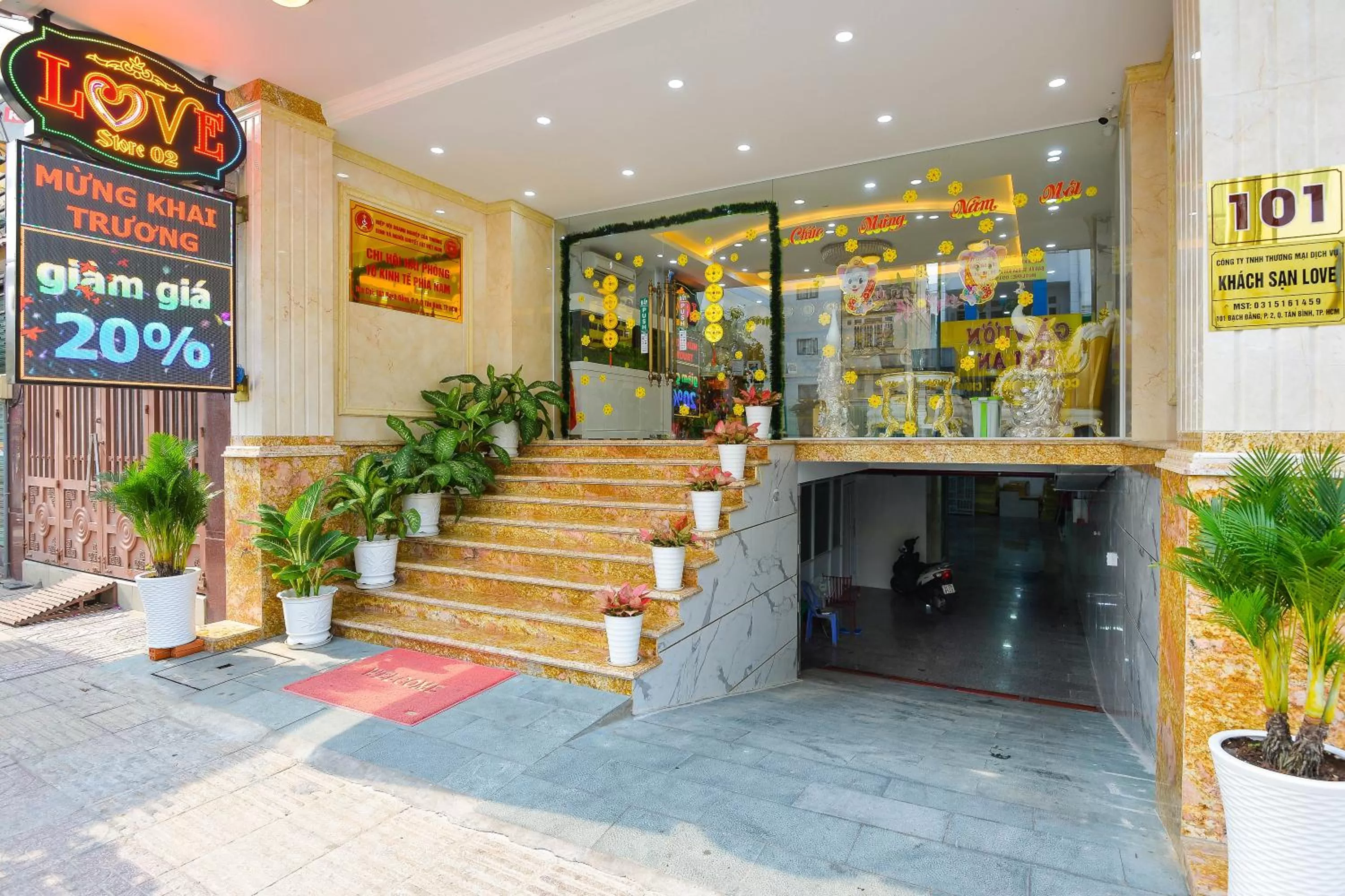 Property building in Love Hotel Airport