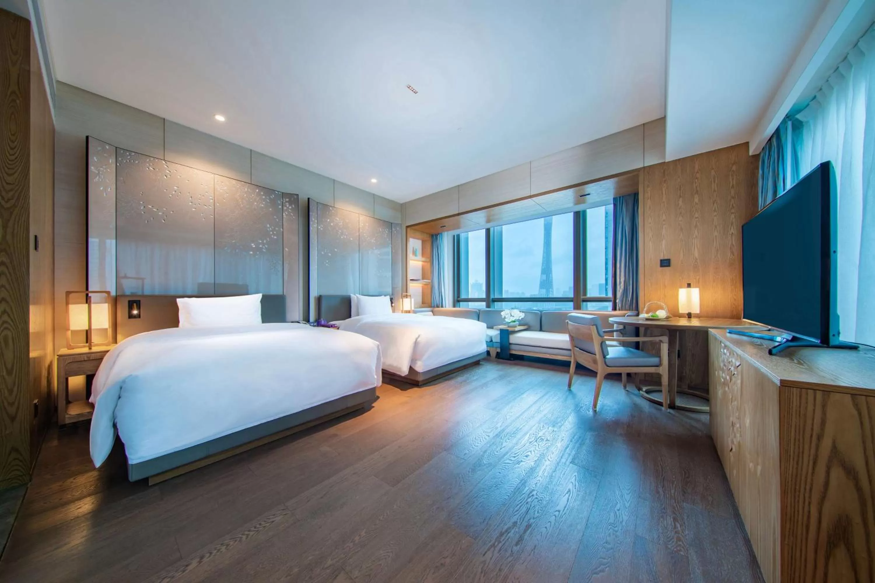 Bed in Conrad Guangzhou
