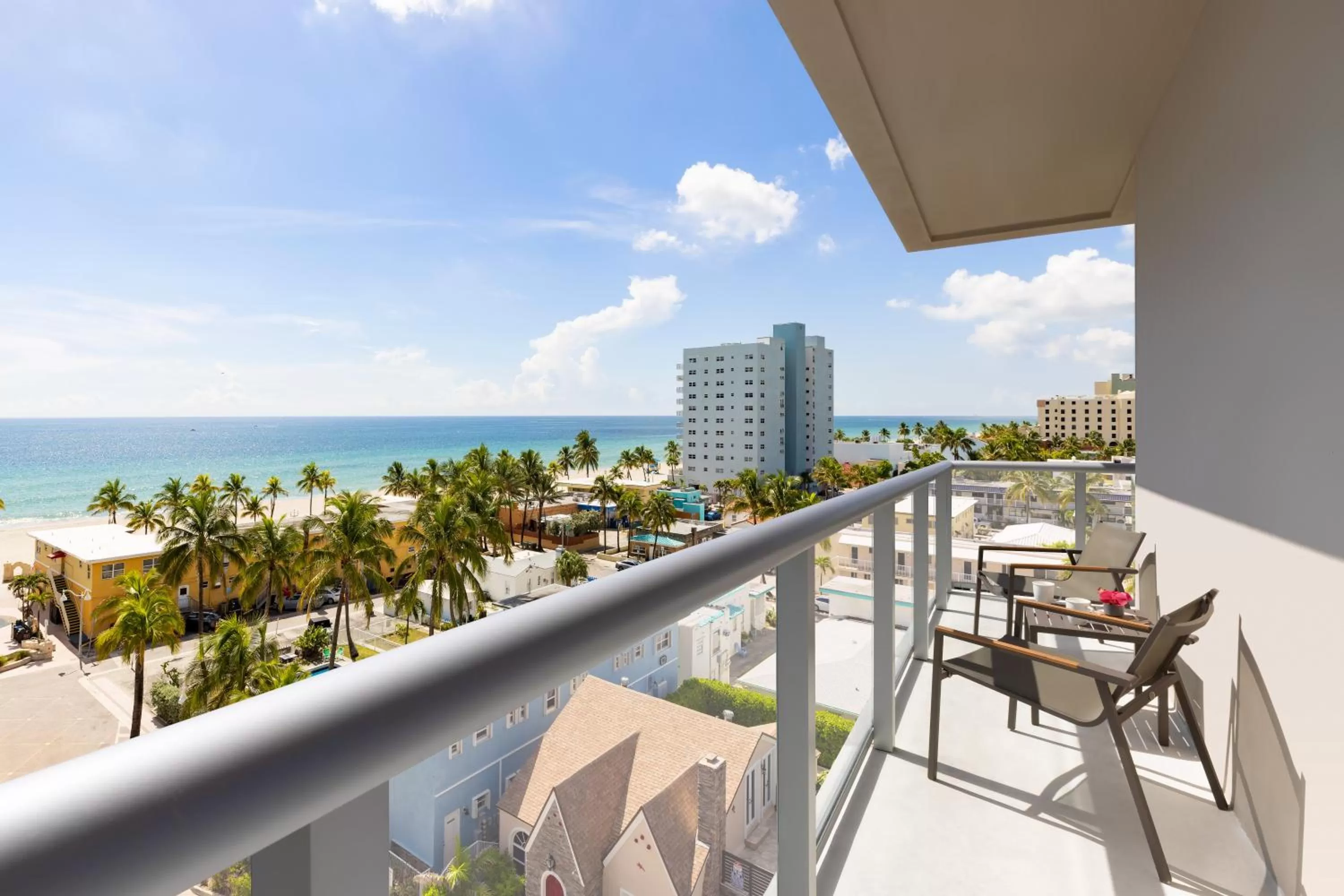 Patio in Costa Hollywood Beach Resort - An All Suite Hotel