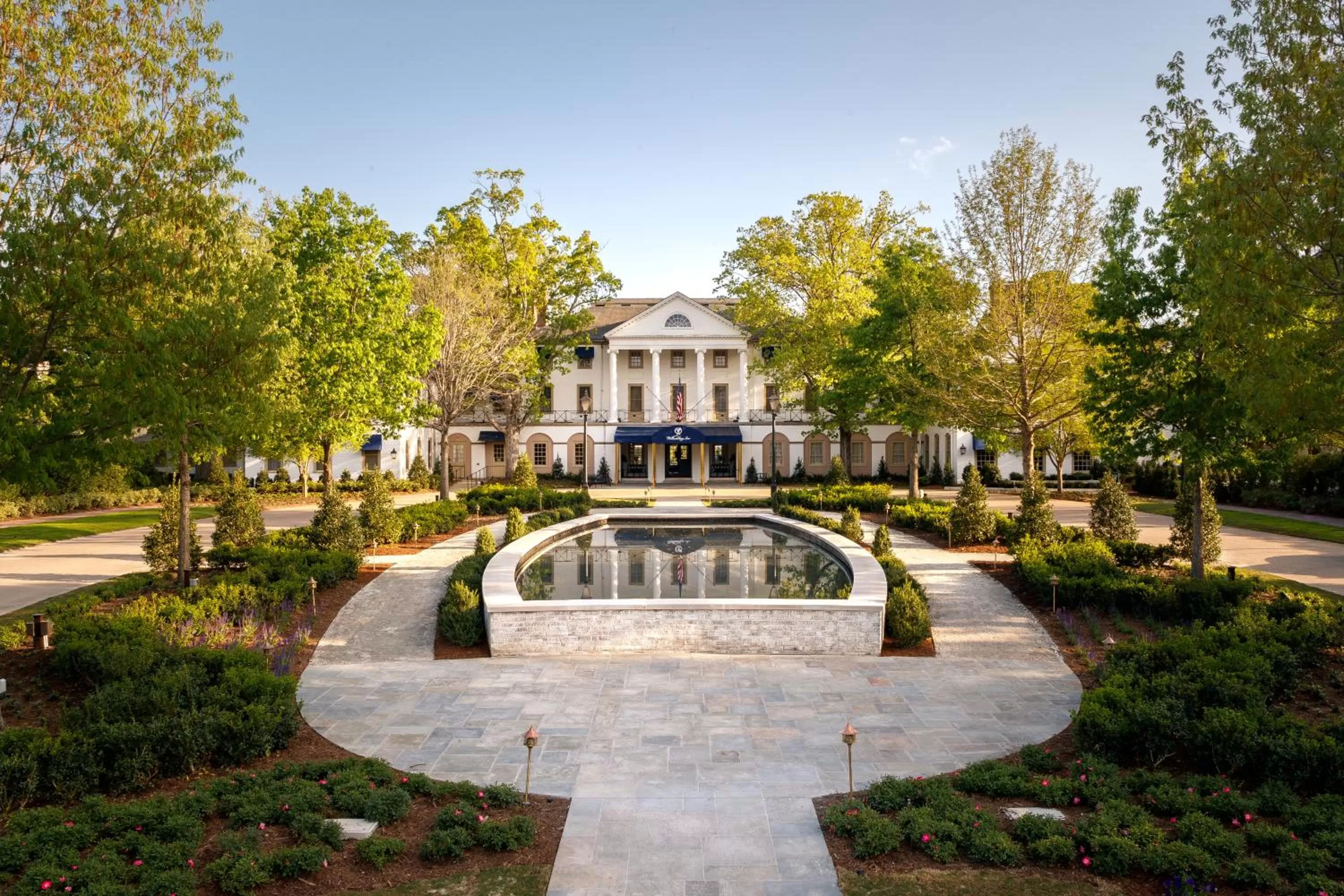 Facade/entrance in Williamsburg Inn, an official Colonial Williamsburg Hotel