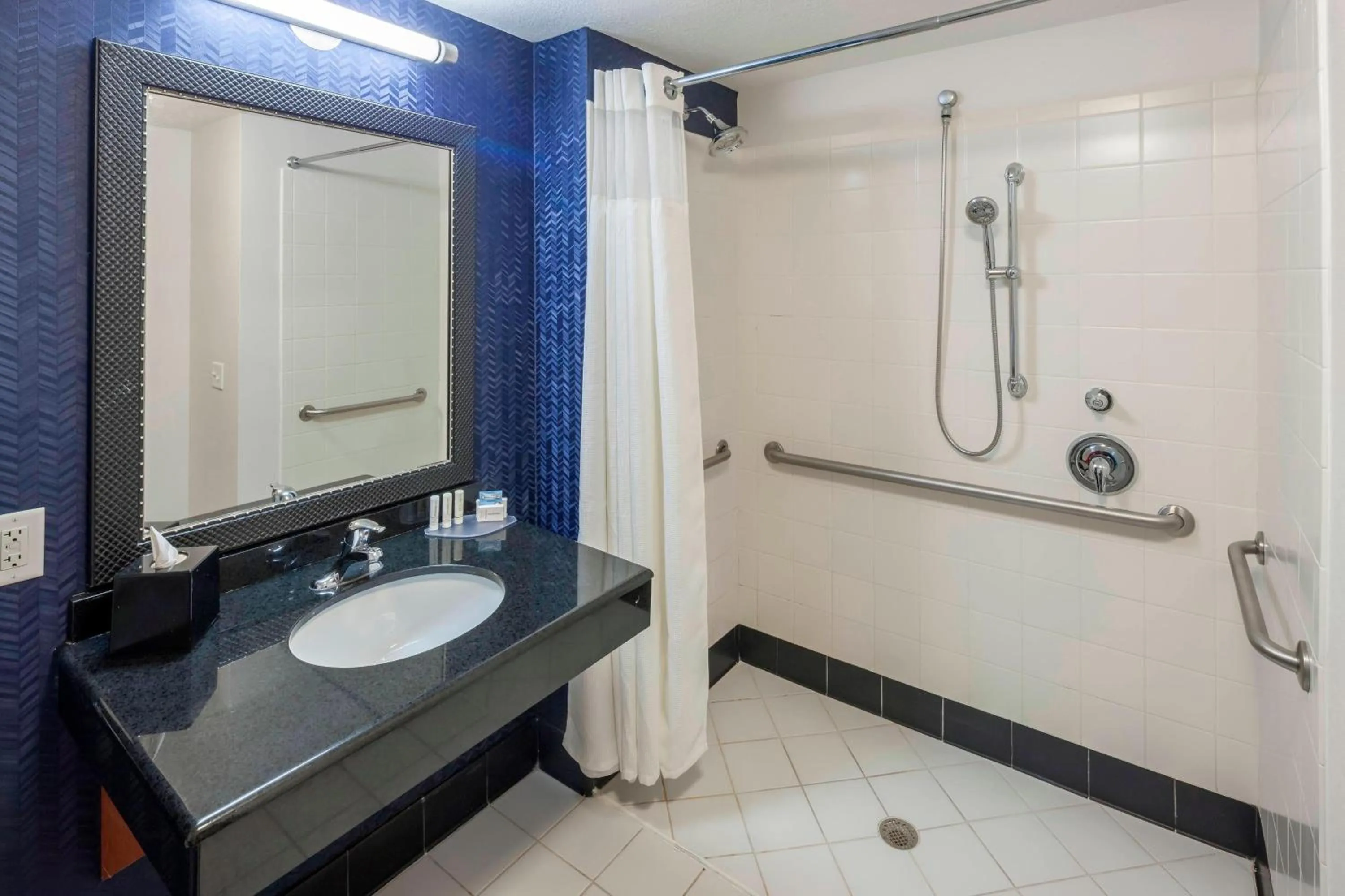 Bathroom in Fairfield Inn & Suites by Marriott Austin Parmer Tech Ridge