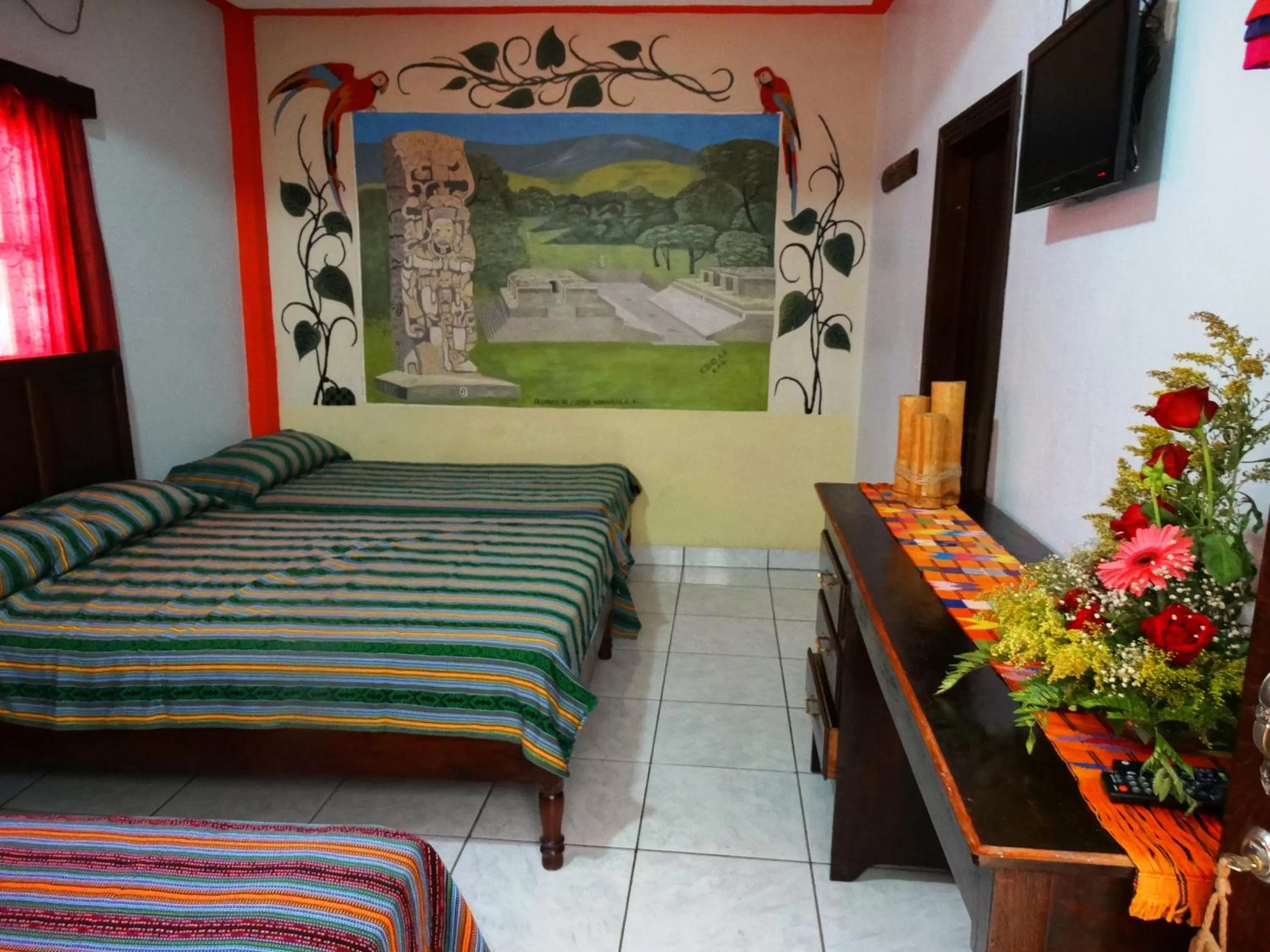 Bed in Hotel & Hostal Yaxkin Copan
