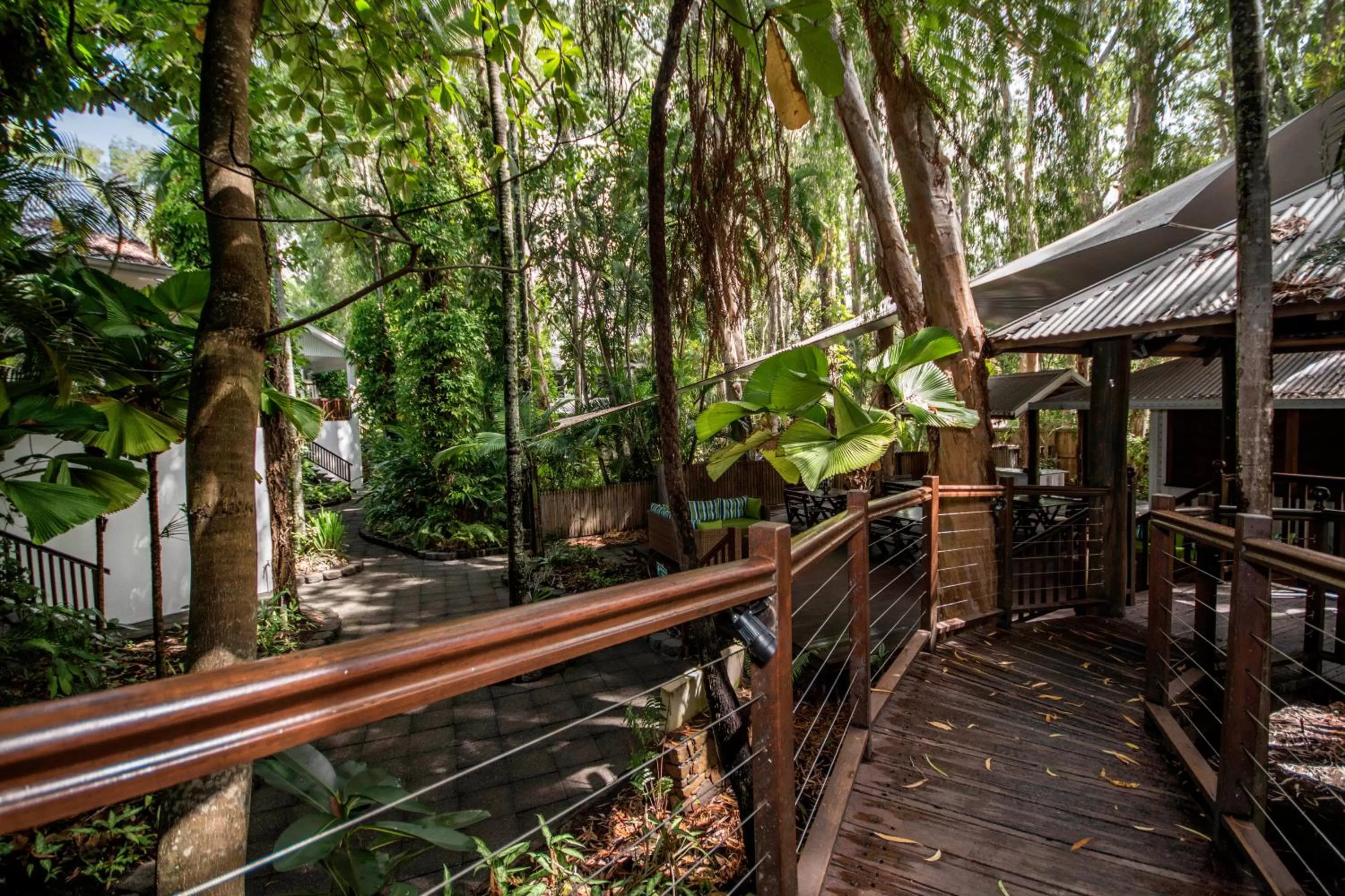 Garden in The Reef Retreat Palm Cove