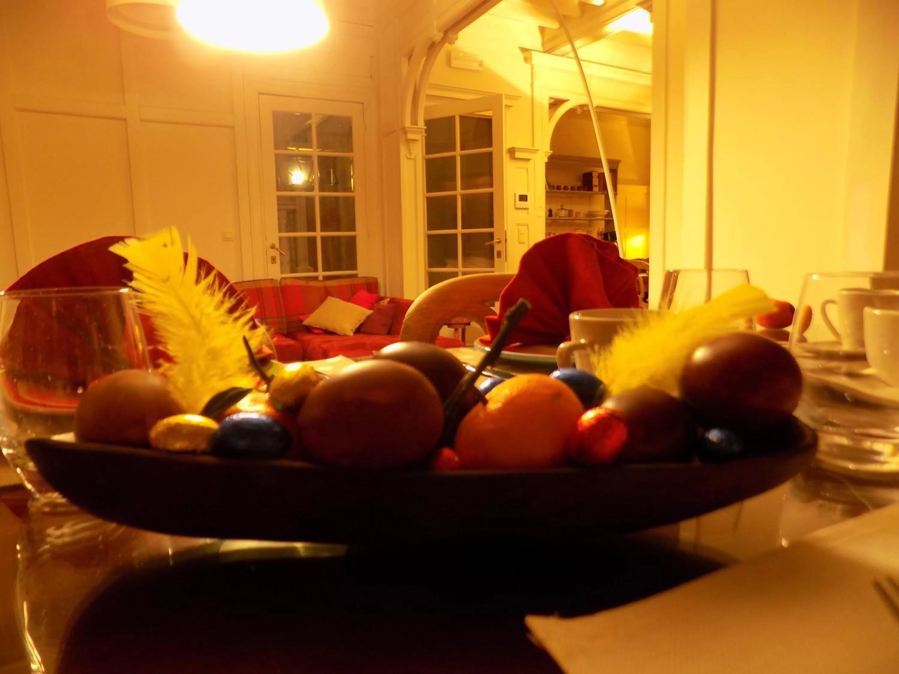 Communal lounge/ TV room in B&B Les Tilleuls