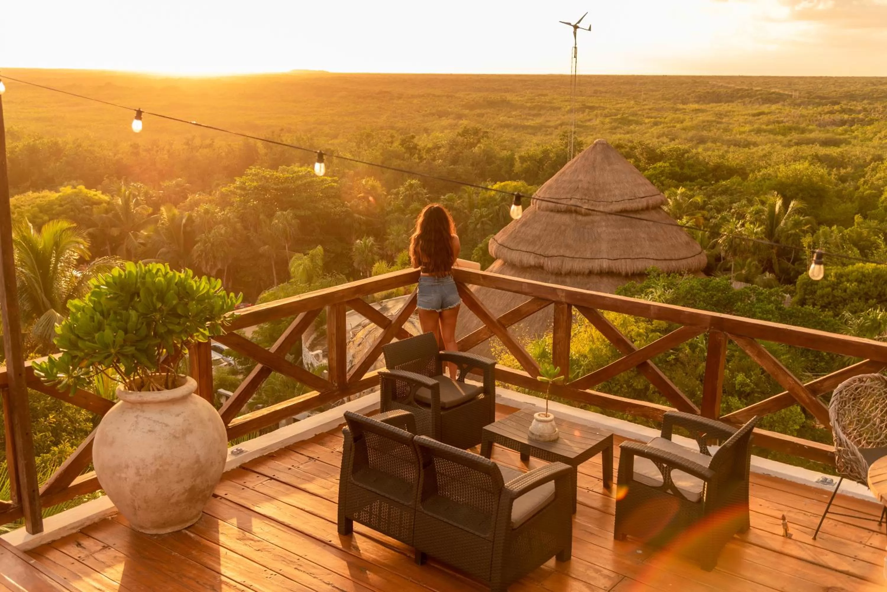 Sunset in Hotelito Azul