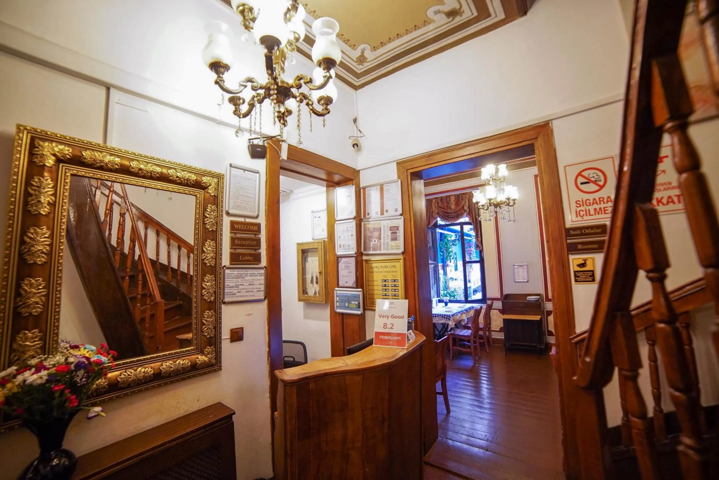 Lobby or reception in Sarnıç Butik Otel