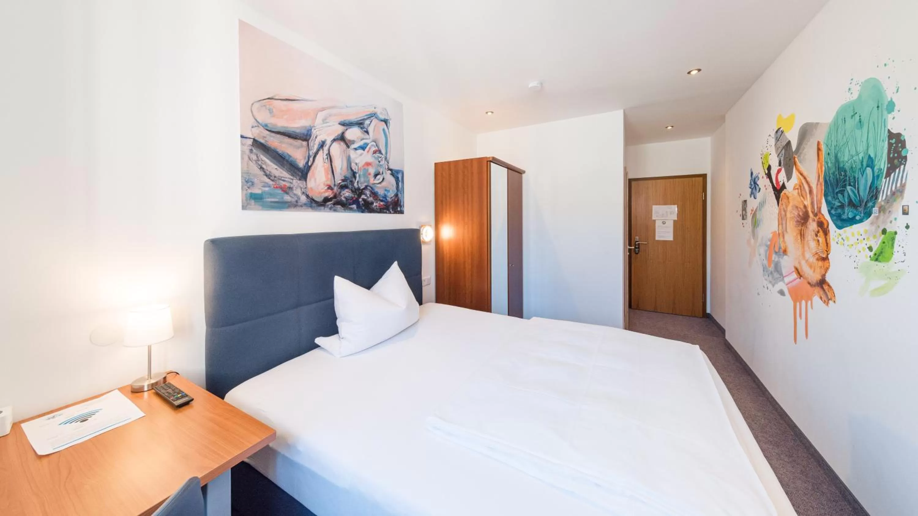 Staff, Bed in PrivatHotel Probst