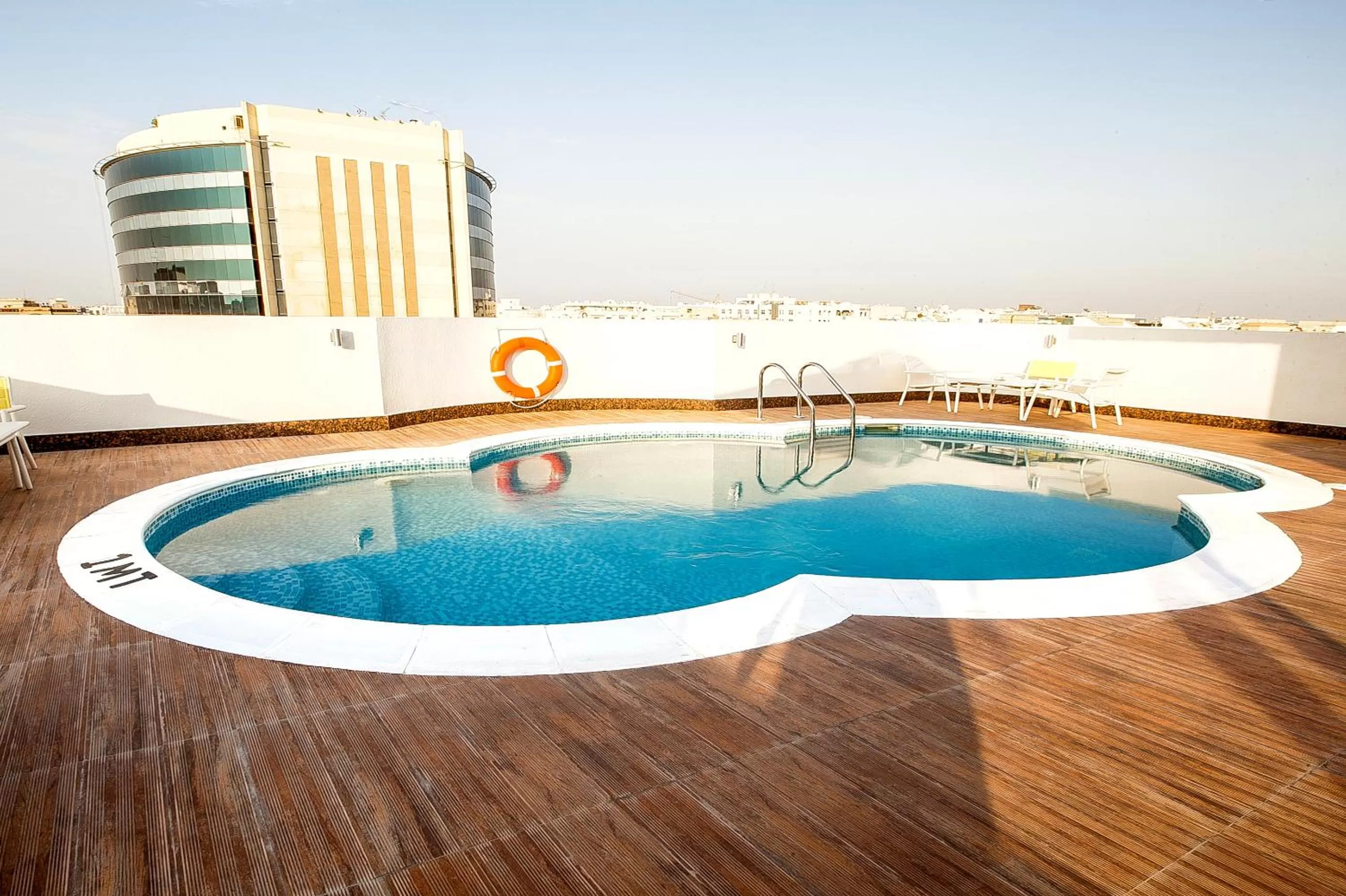 Pool view in Al Sarab Hotel