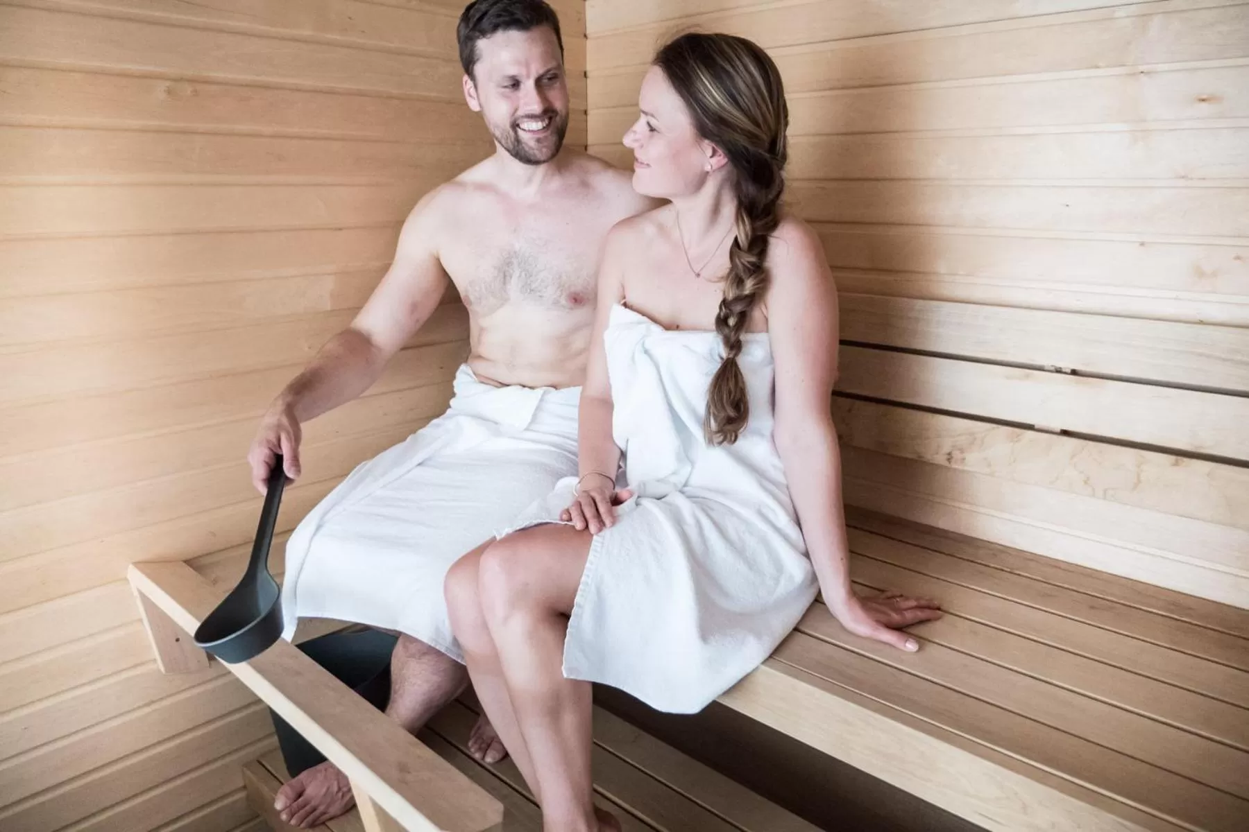 Steam room in Kultaranta Resort