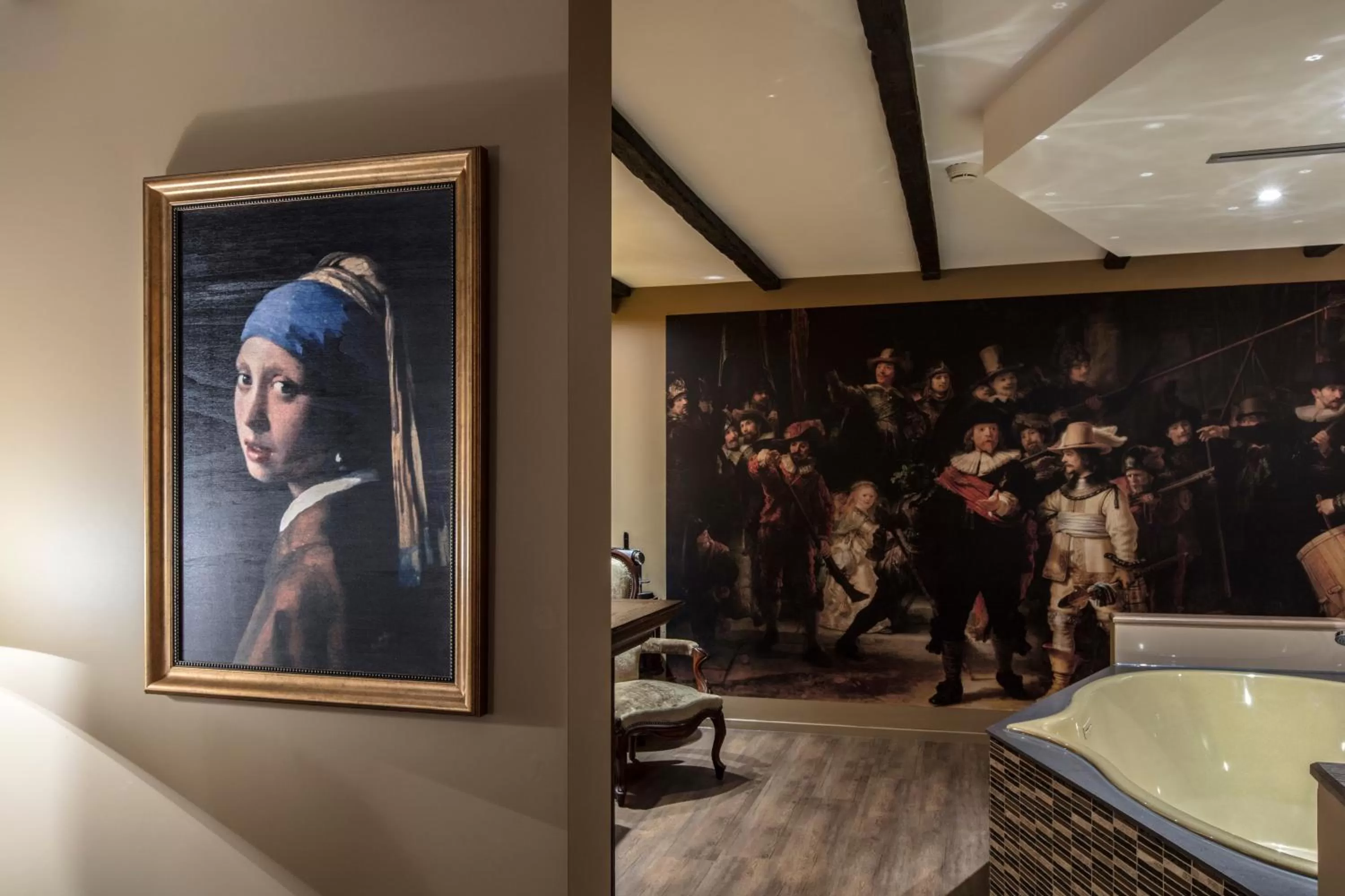 Seating area in Hotel Mitland