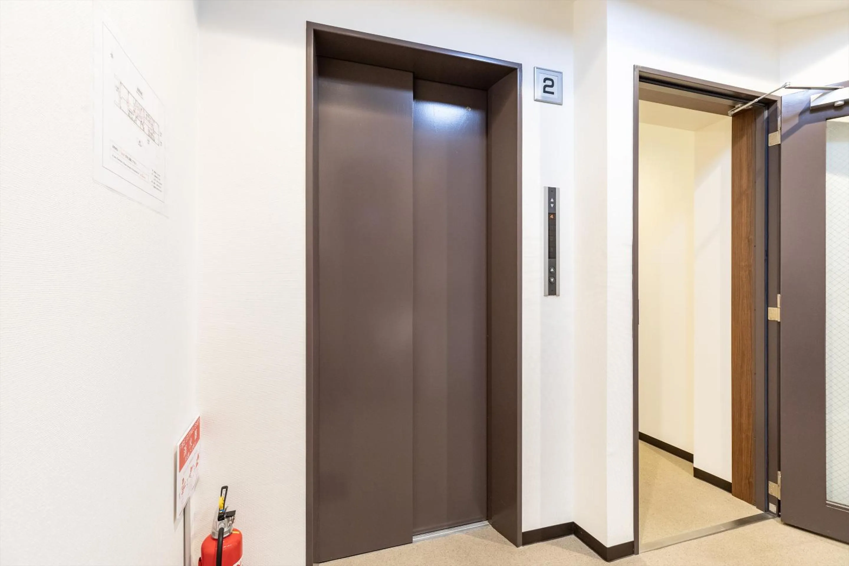 elevator in The Hotel Saint-Felicien Kyoto Shijo Karasuma