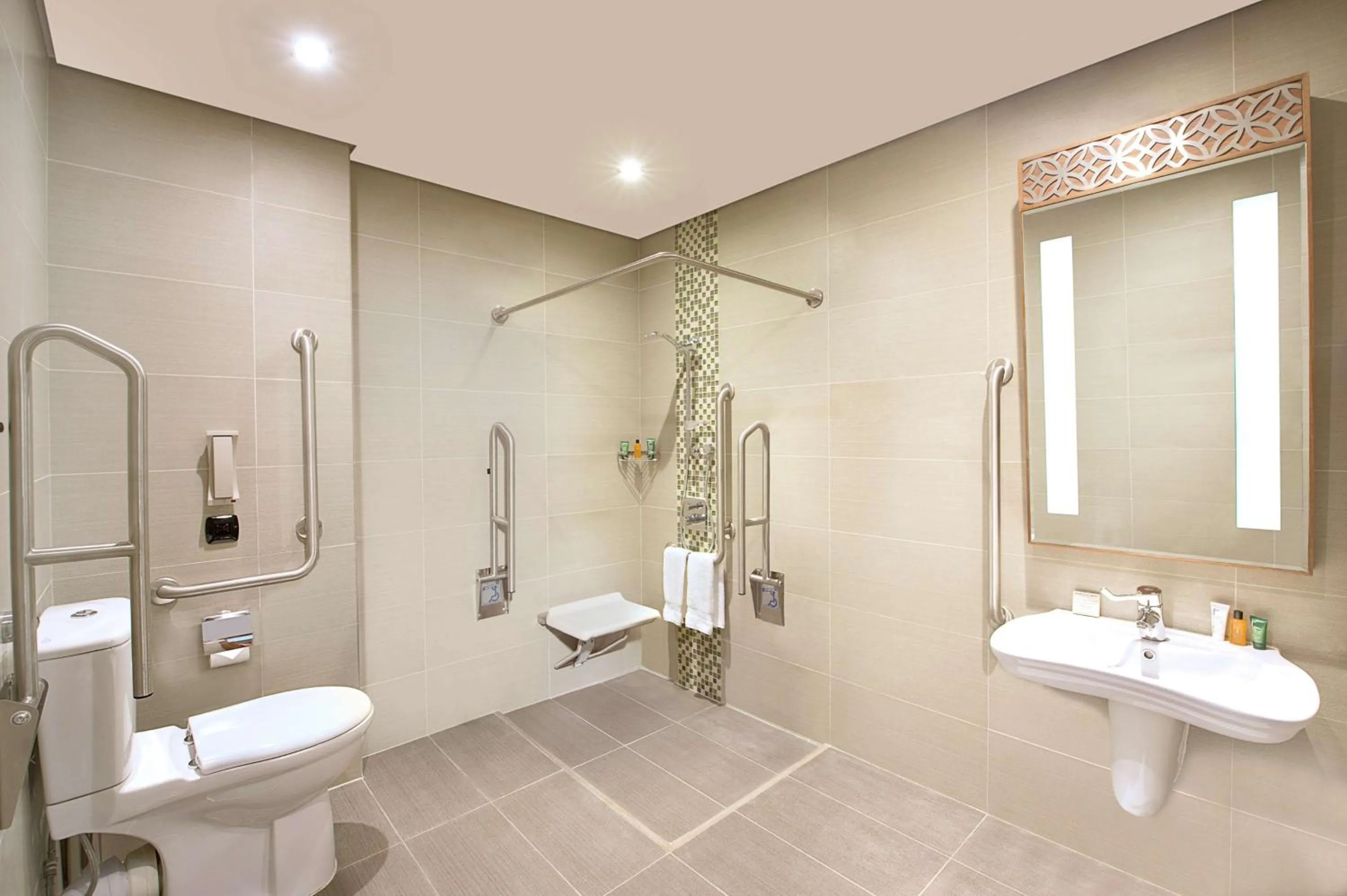 Bathroom in Hilton Garden inn Dubai Jumeirah