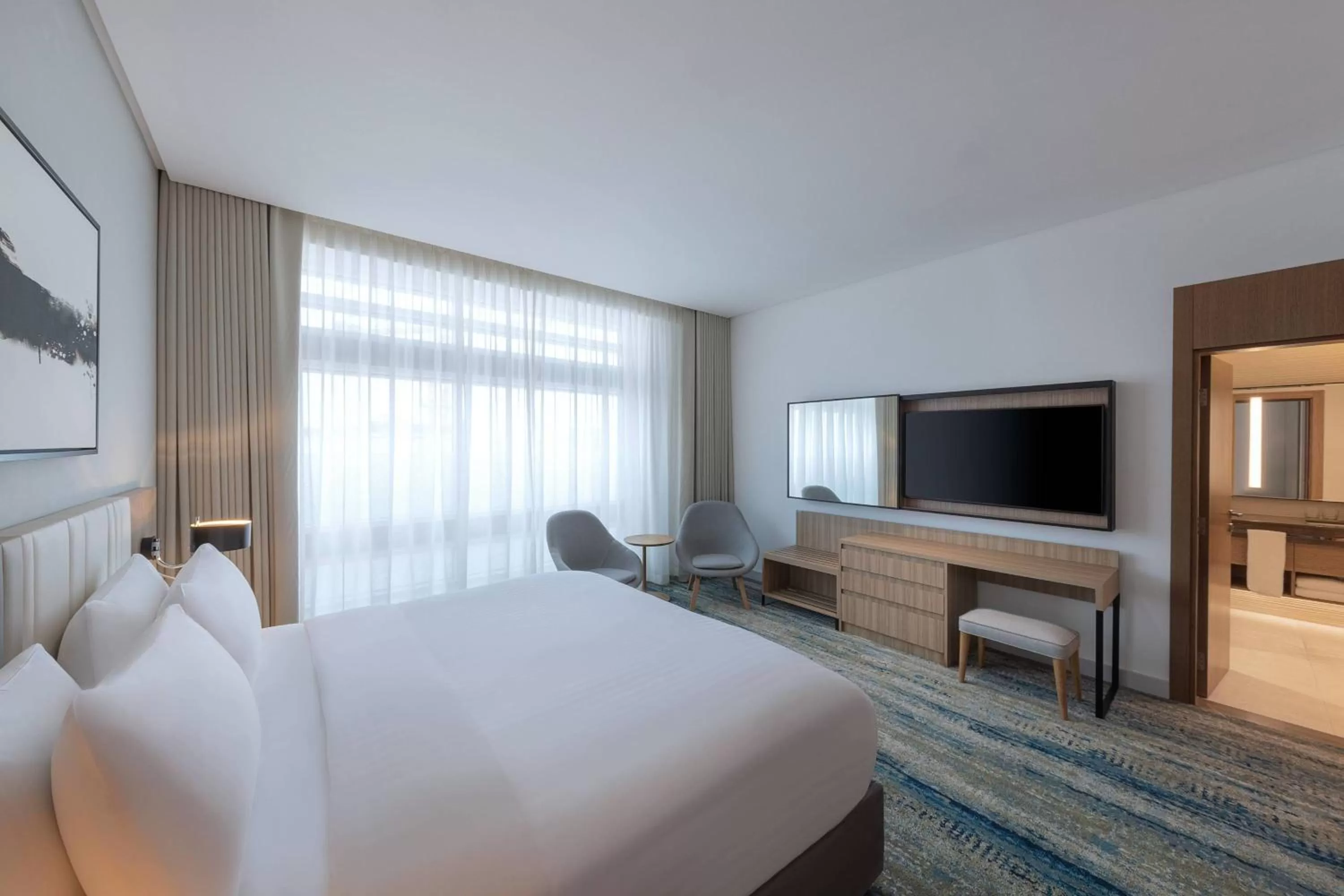 Bedroom, Bed in Residence Inn by Marriott Al Jaddaf