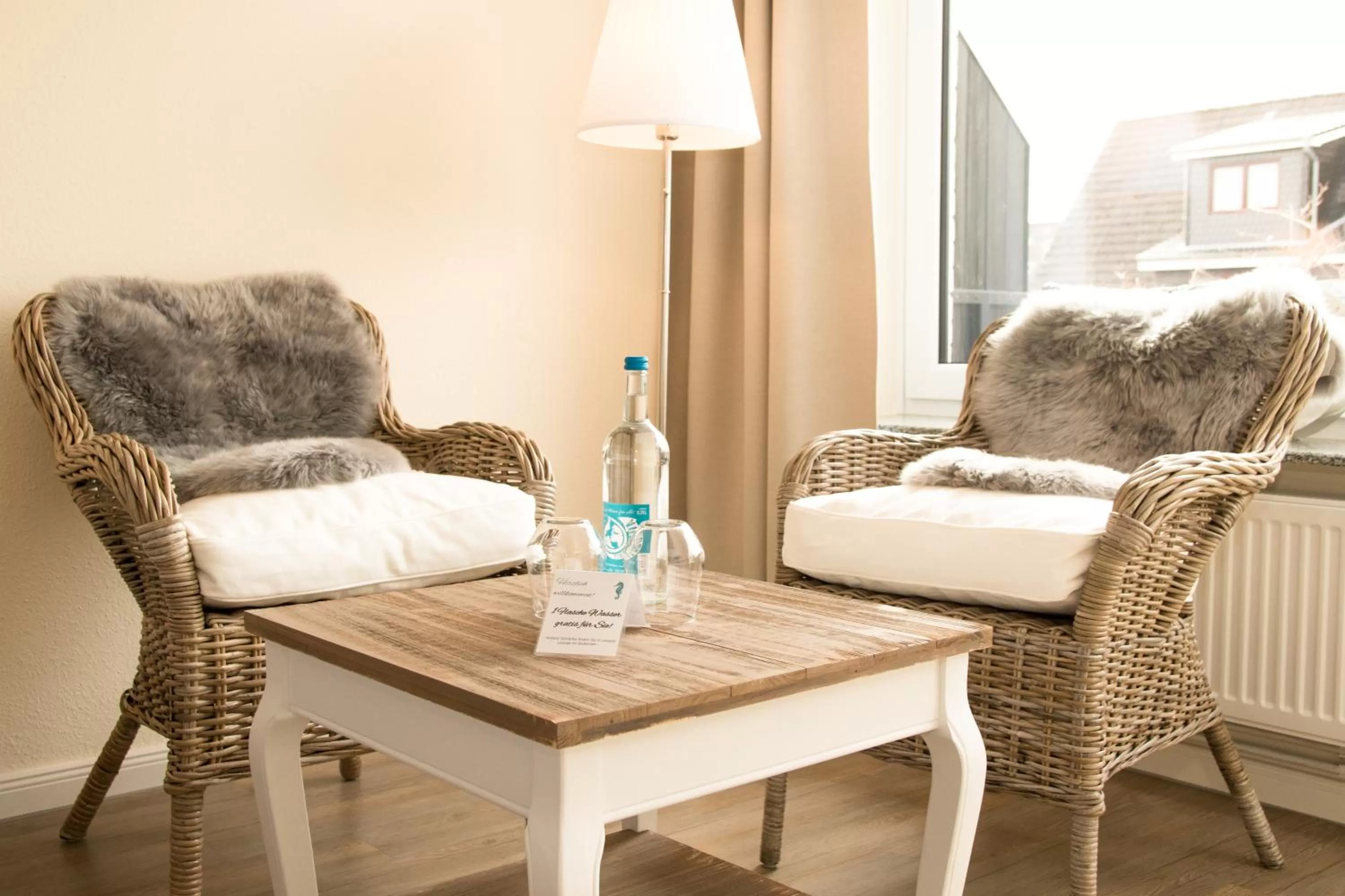 Seating area in Das Frühstückshotel Büsum