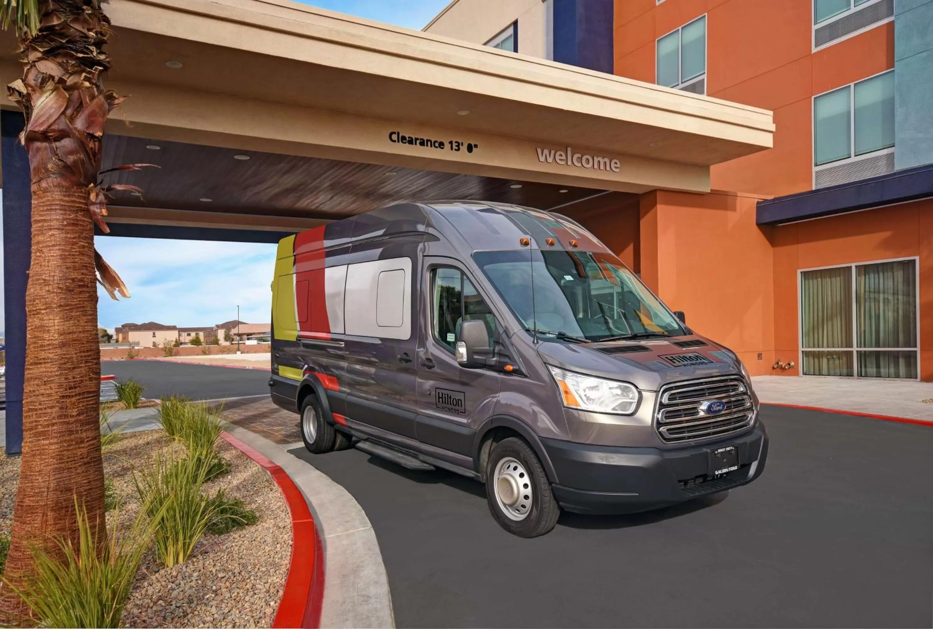 Property building in Hampton Inn Las Vegas Strip South, NV 89123