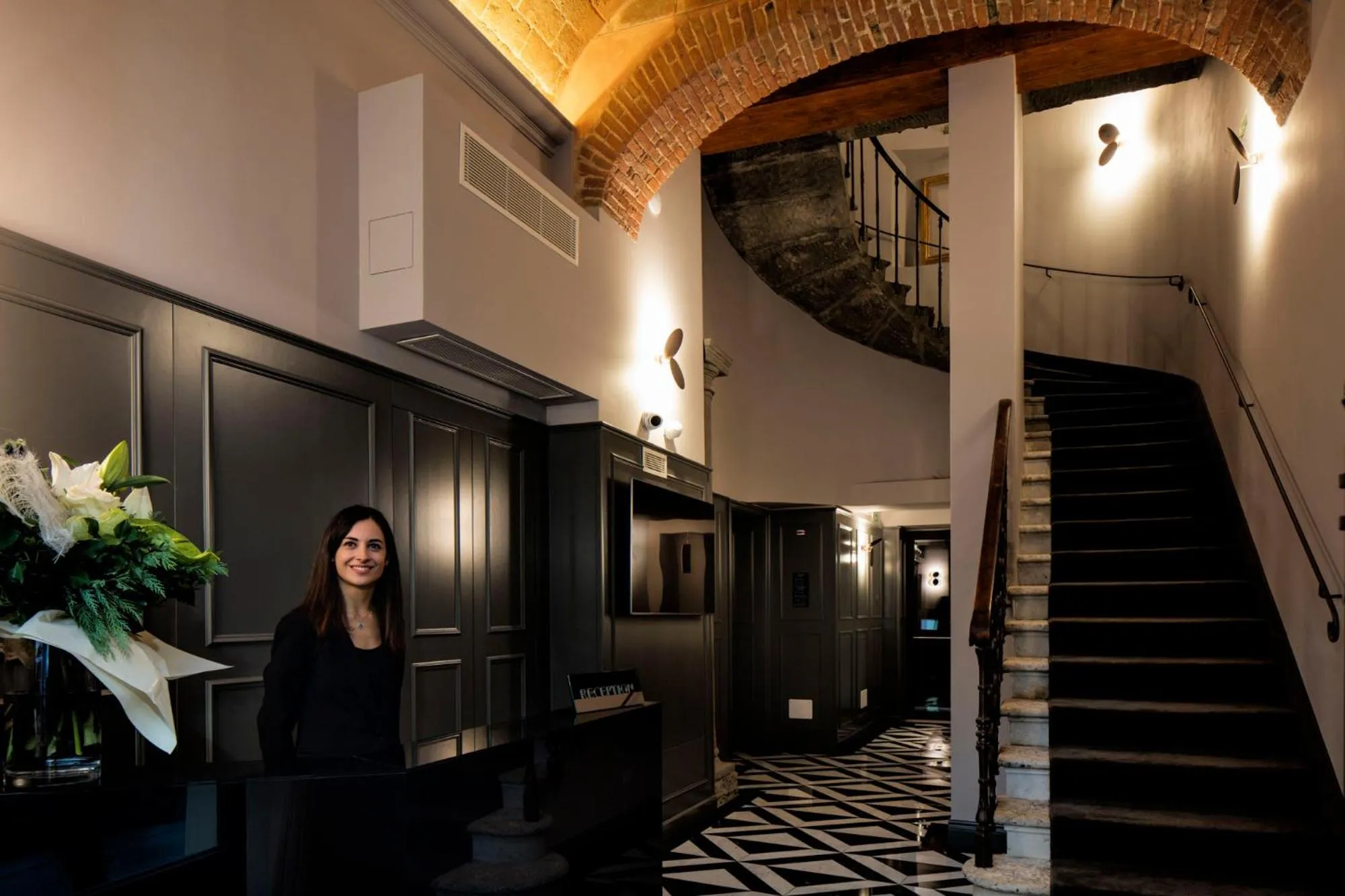 Lobby or reception in The Frame Hotel