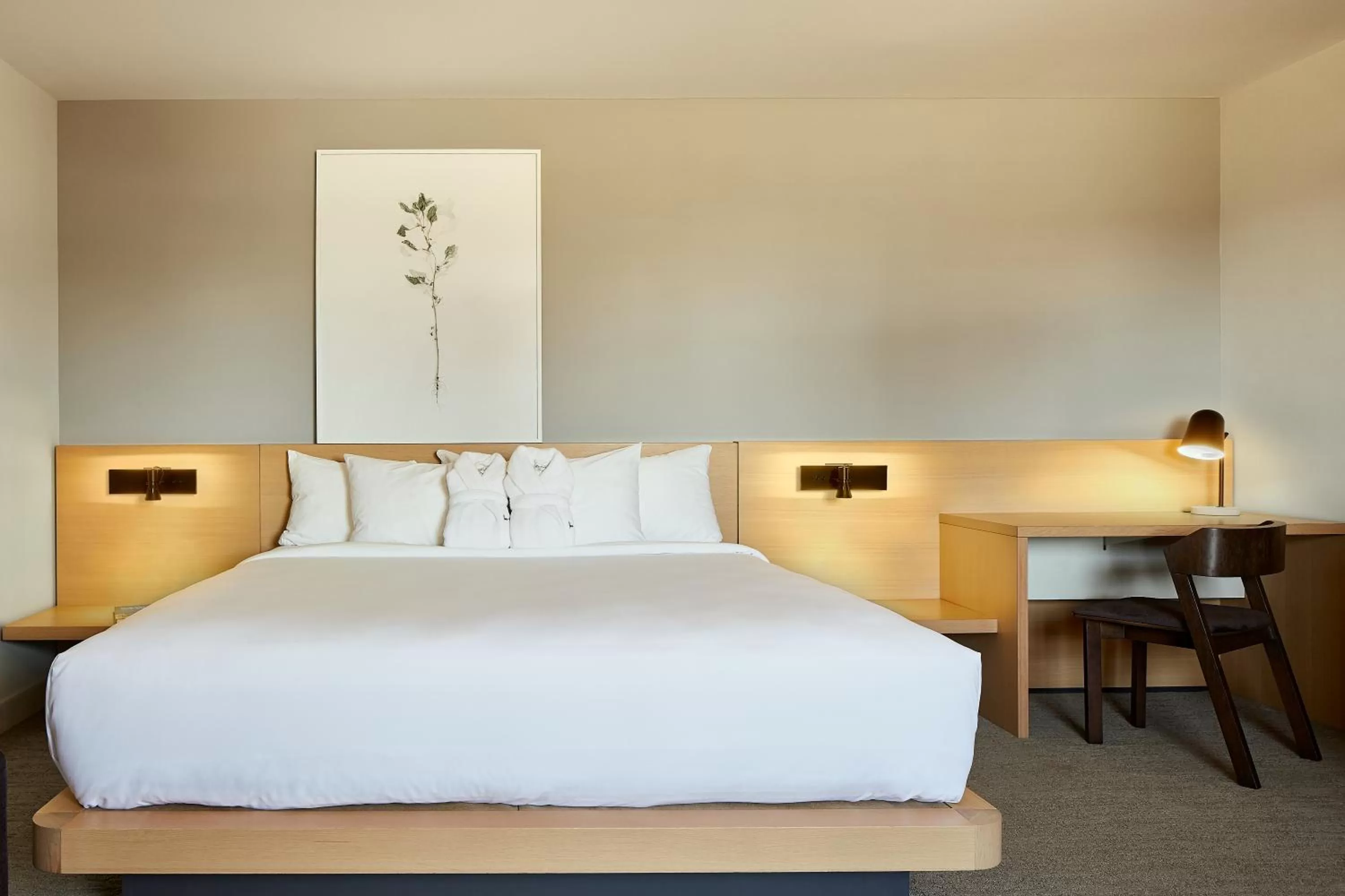 Bed in Inn at the Forks