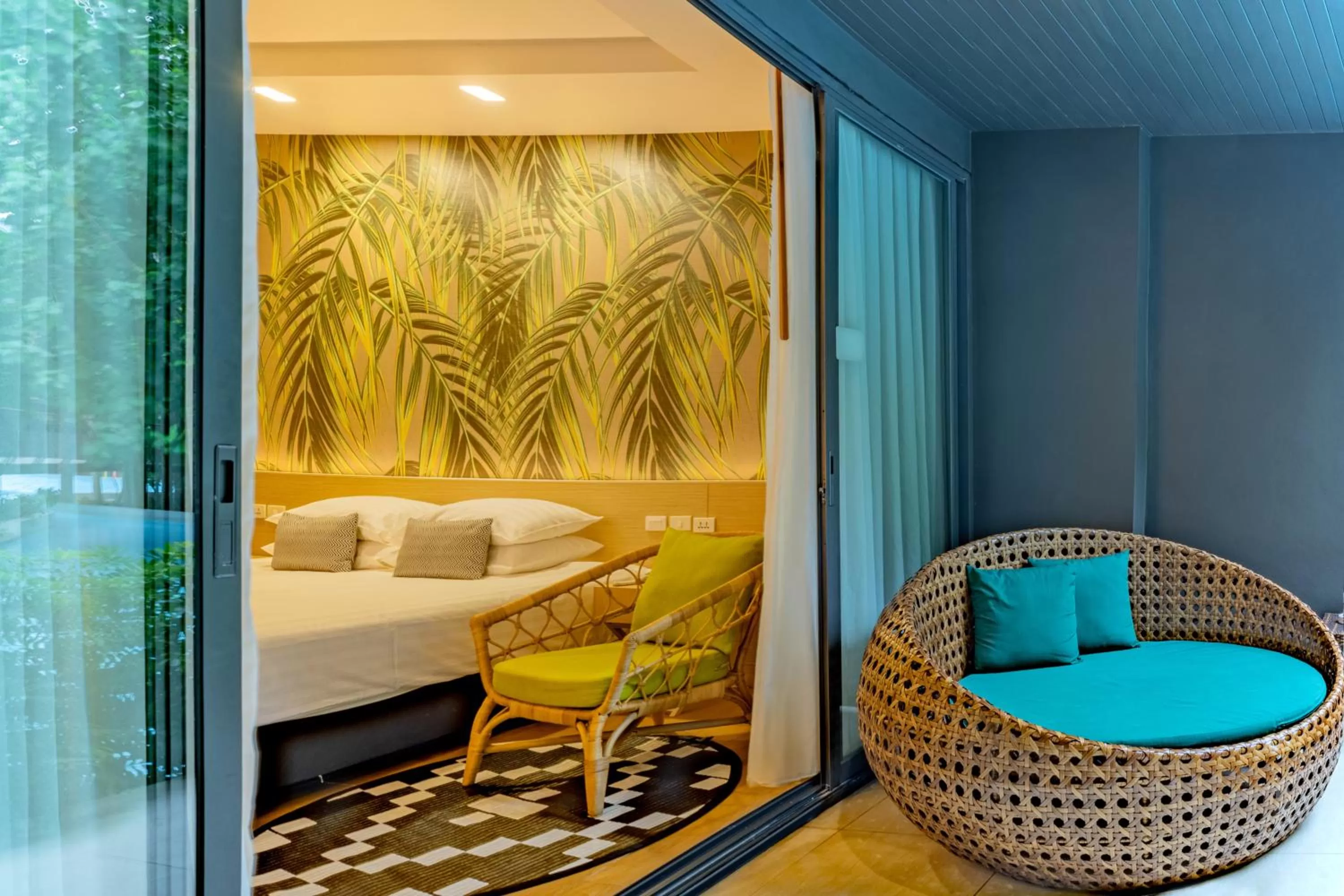 Bed in Panan Krabi Resort