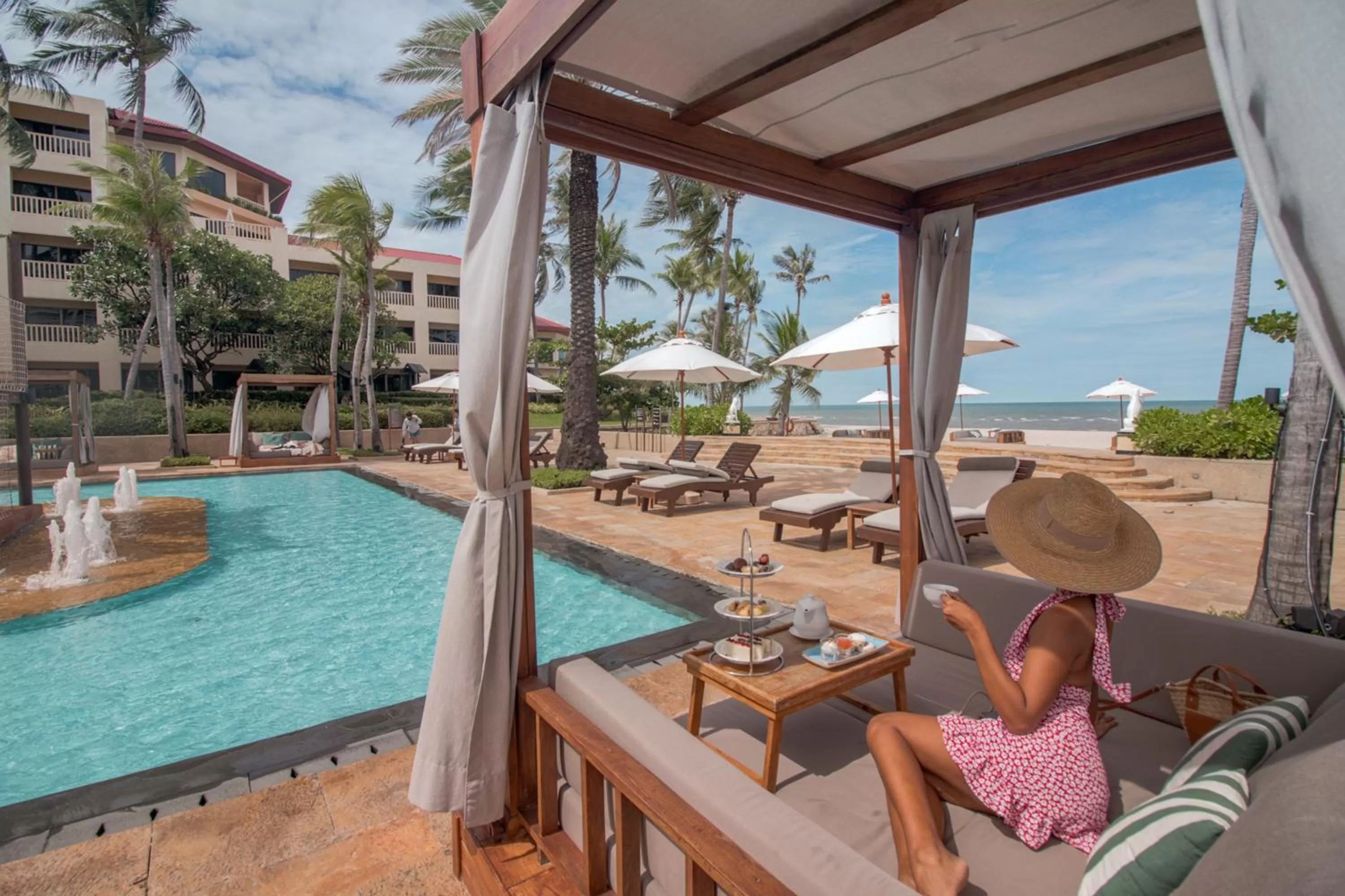 Swimming pool in Dusit Thani Hua Hin