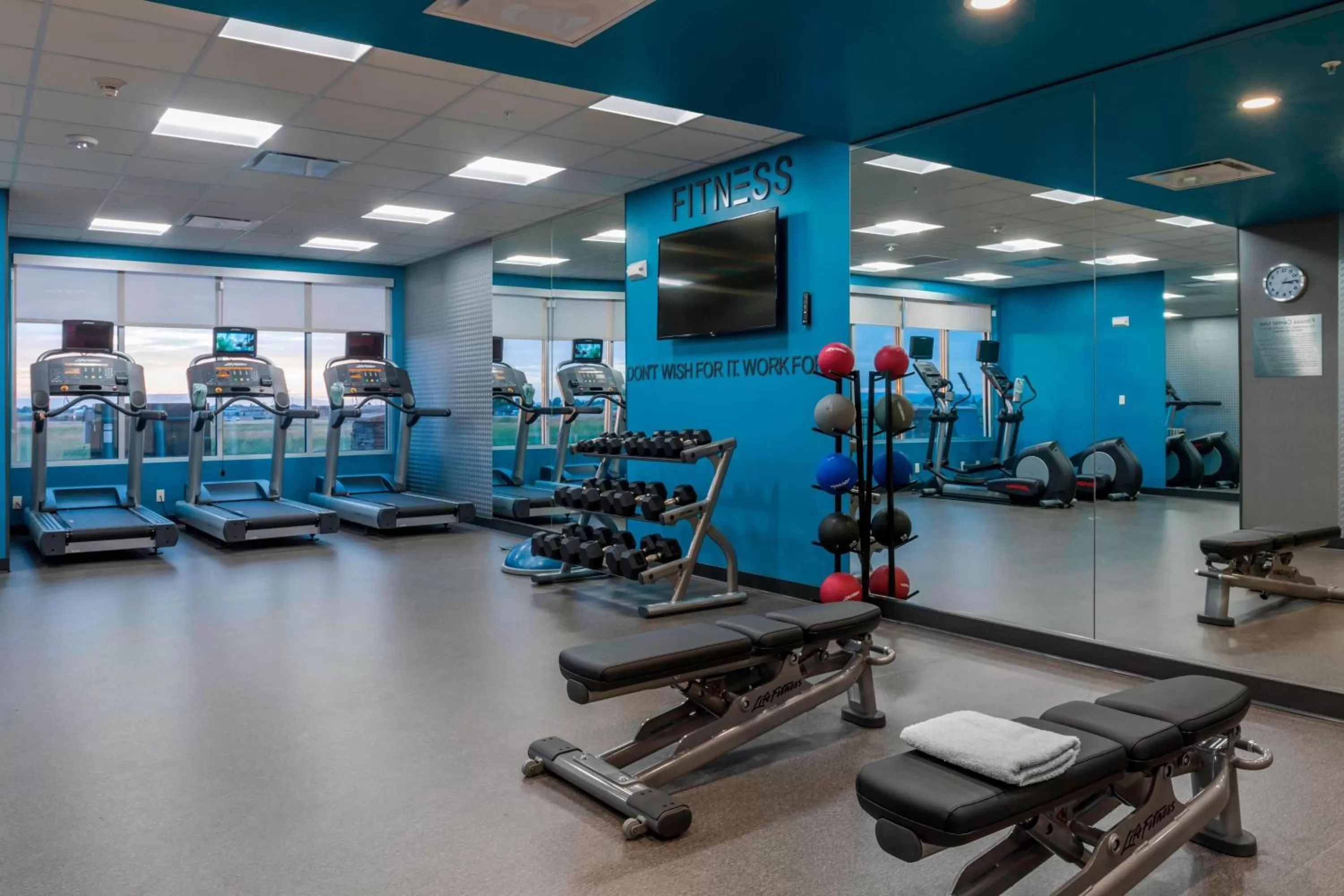 Fitness centre/facilities in Fairfield Inn & Suites by Marriott Moses Lake