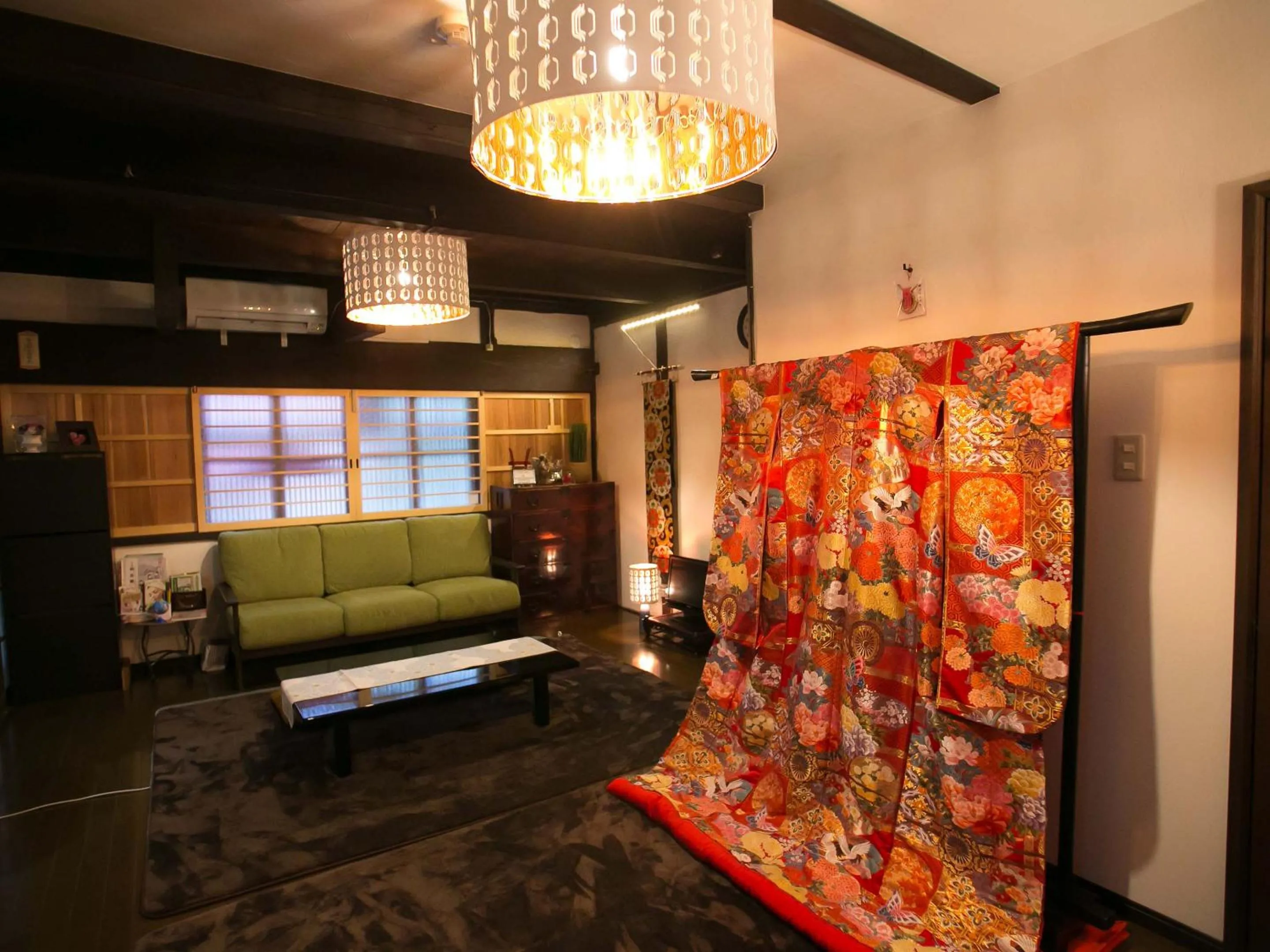 Living room in Guesthouse HANA Nishijin