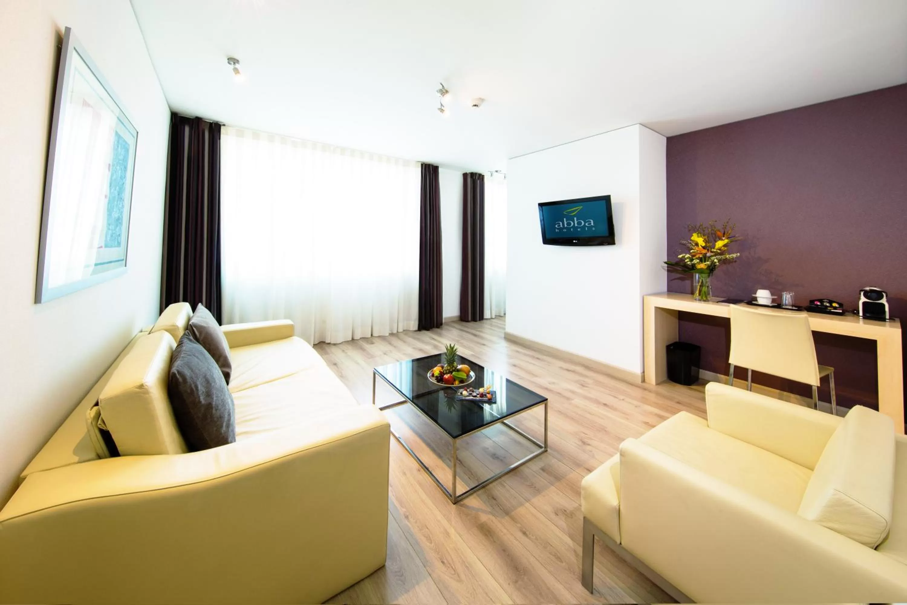 Bed, Seating Area in Abba Berlin Hotel