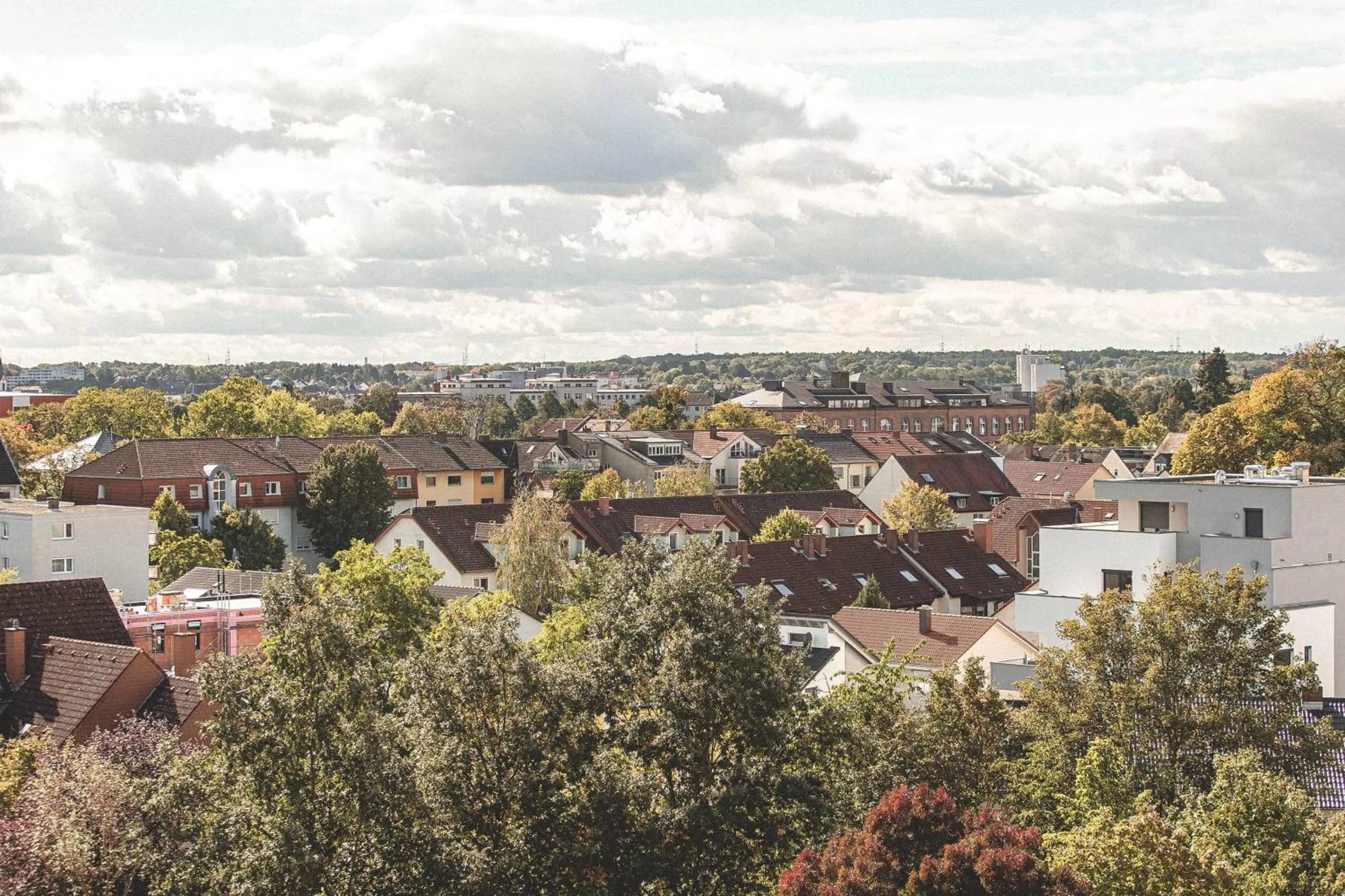 City view in PLAZA Hotel Hanau