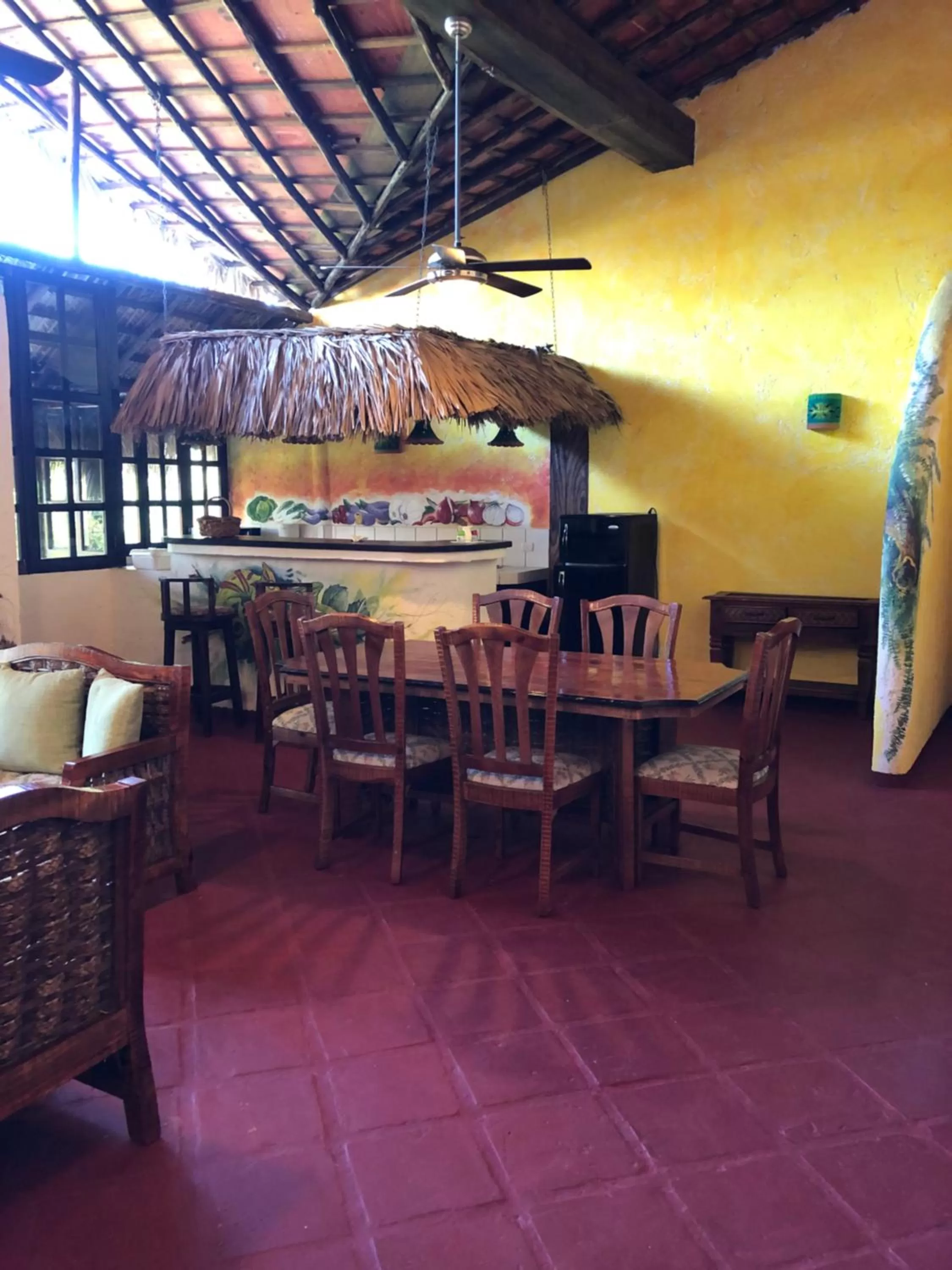 Living room in Hotel El Rancho Sosua