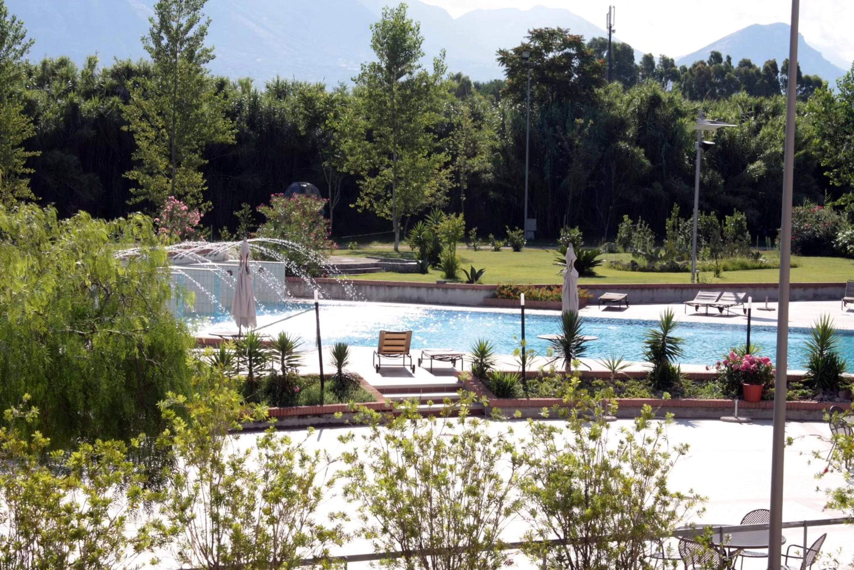 Garden in Grand Hotel Paestum
