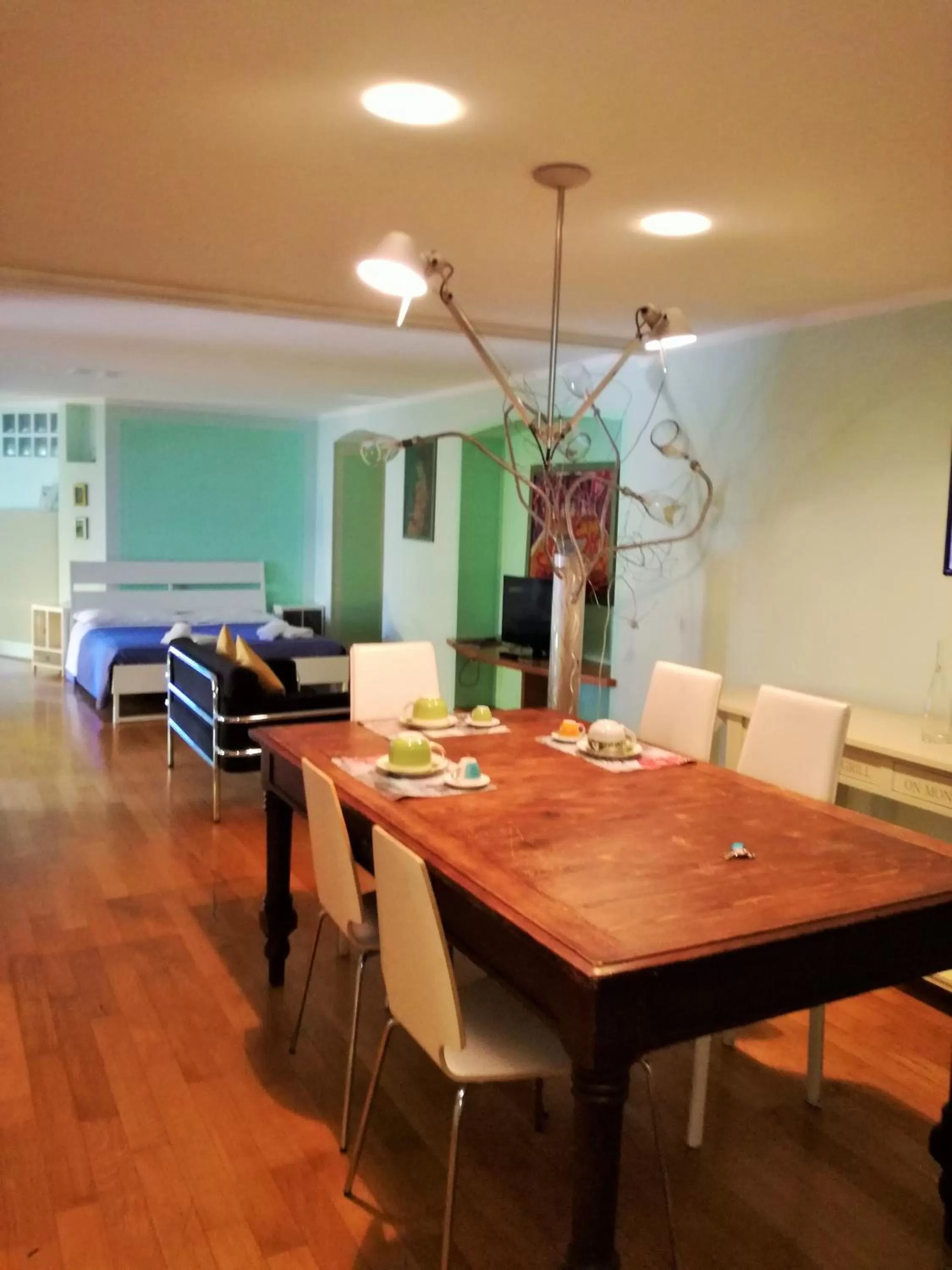 Living room, Dining Area in Zaffiro Blu Airport