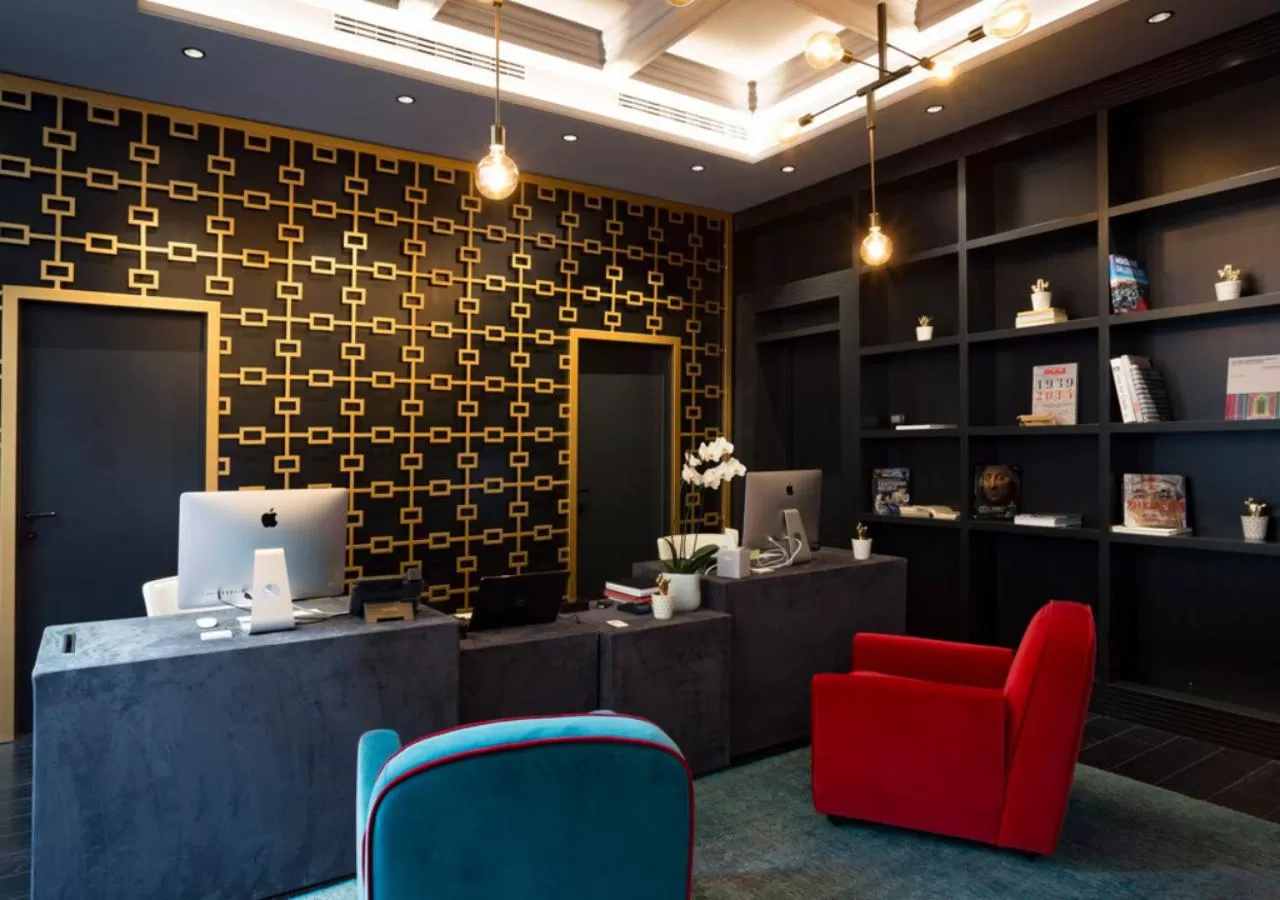 Lobby or reception in Palazzo Cornalia