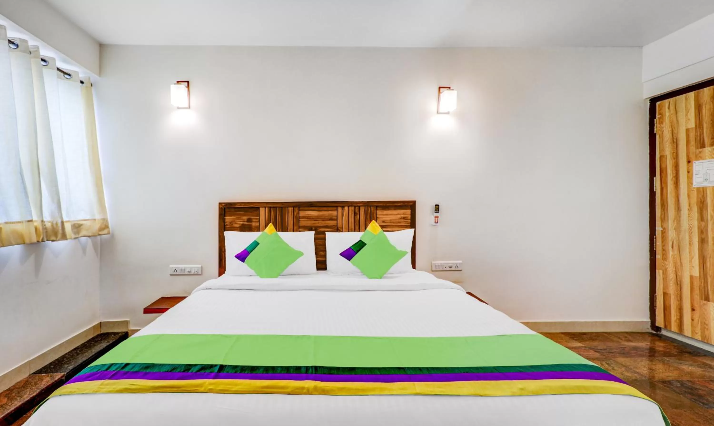 Bed in Treebo Benaka Residency