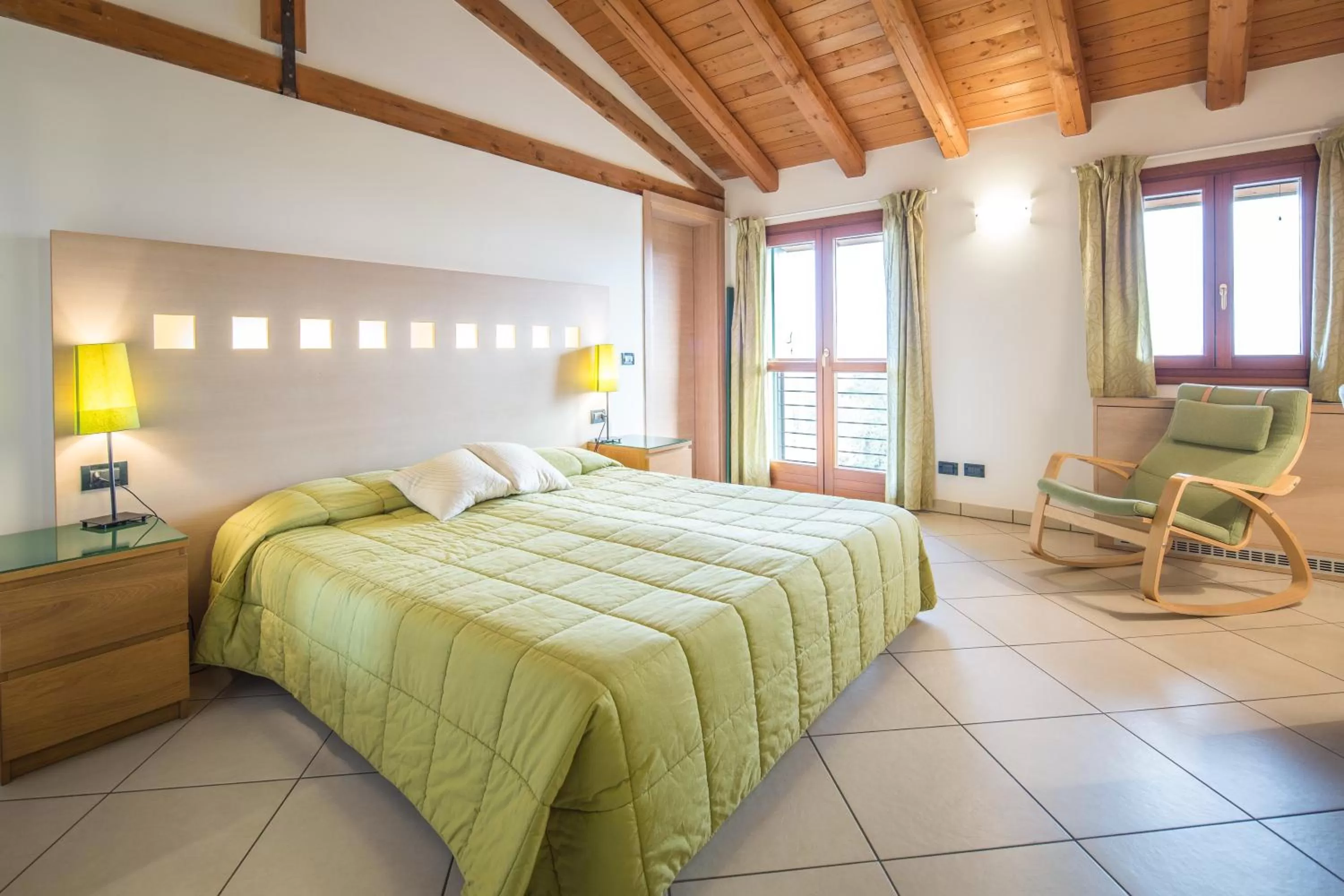 Bed in Il Milione Country Hotel