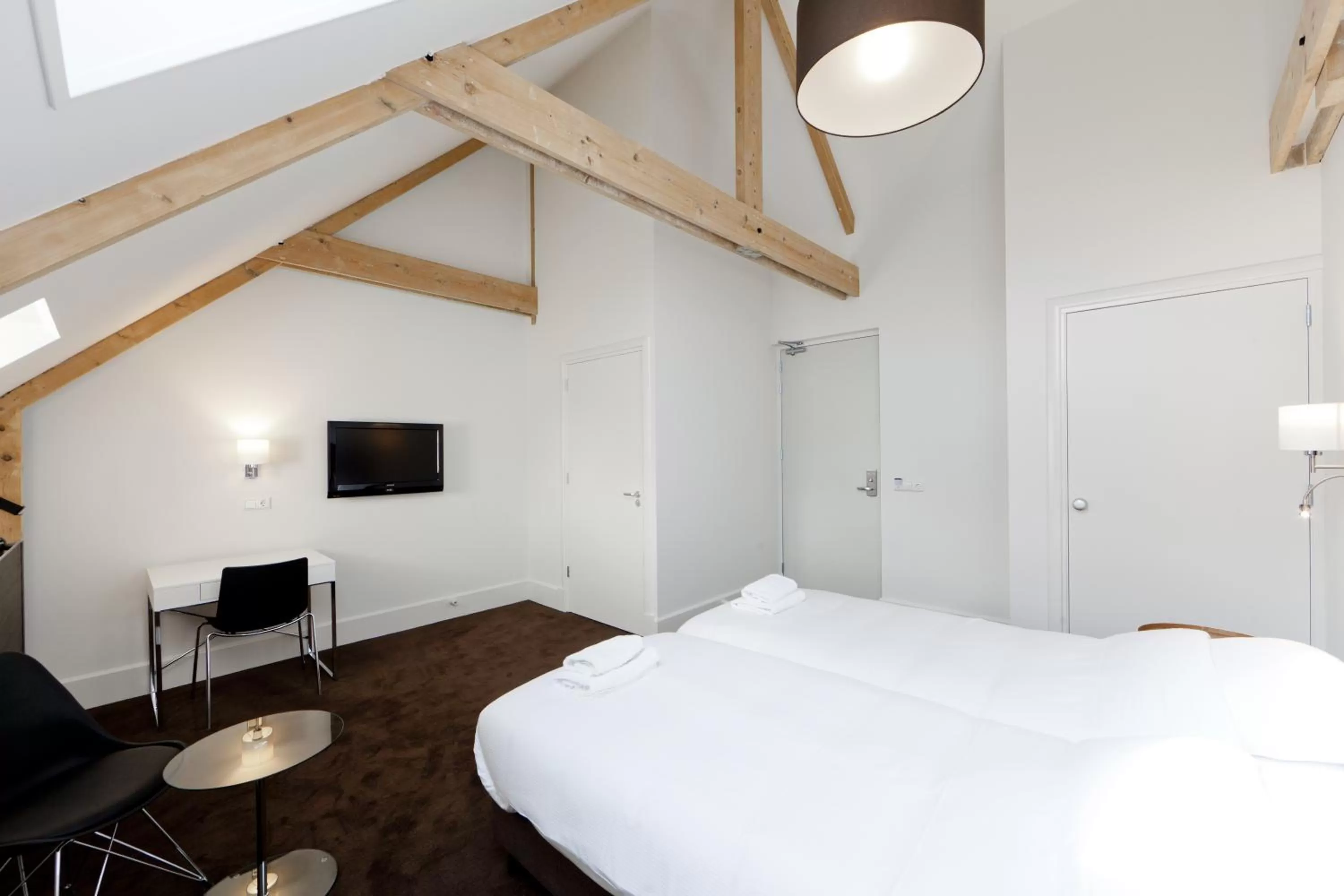 Bedroom, Bed in College Hotel Alkmaar