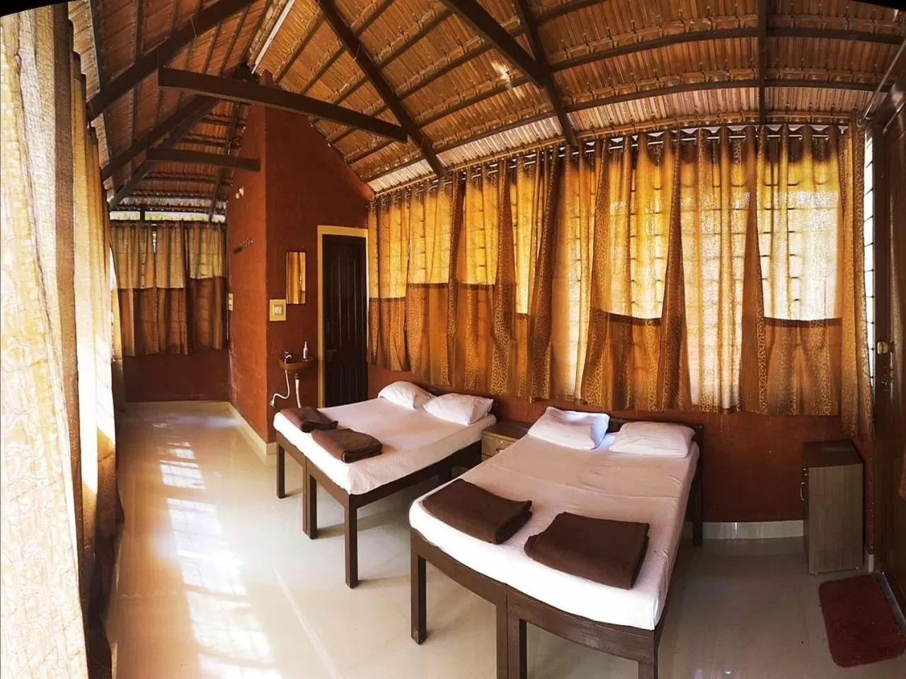 Balcony/Terrace, Bed in CS County Resort