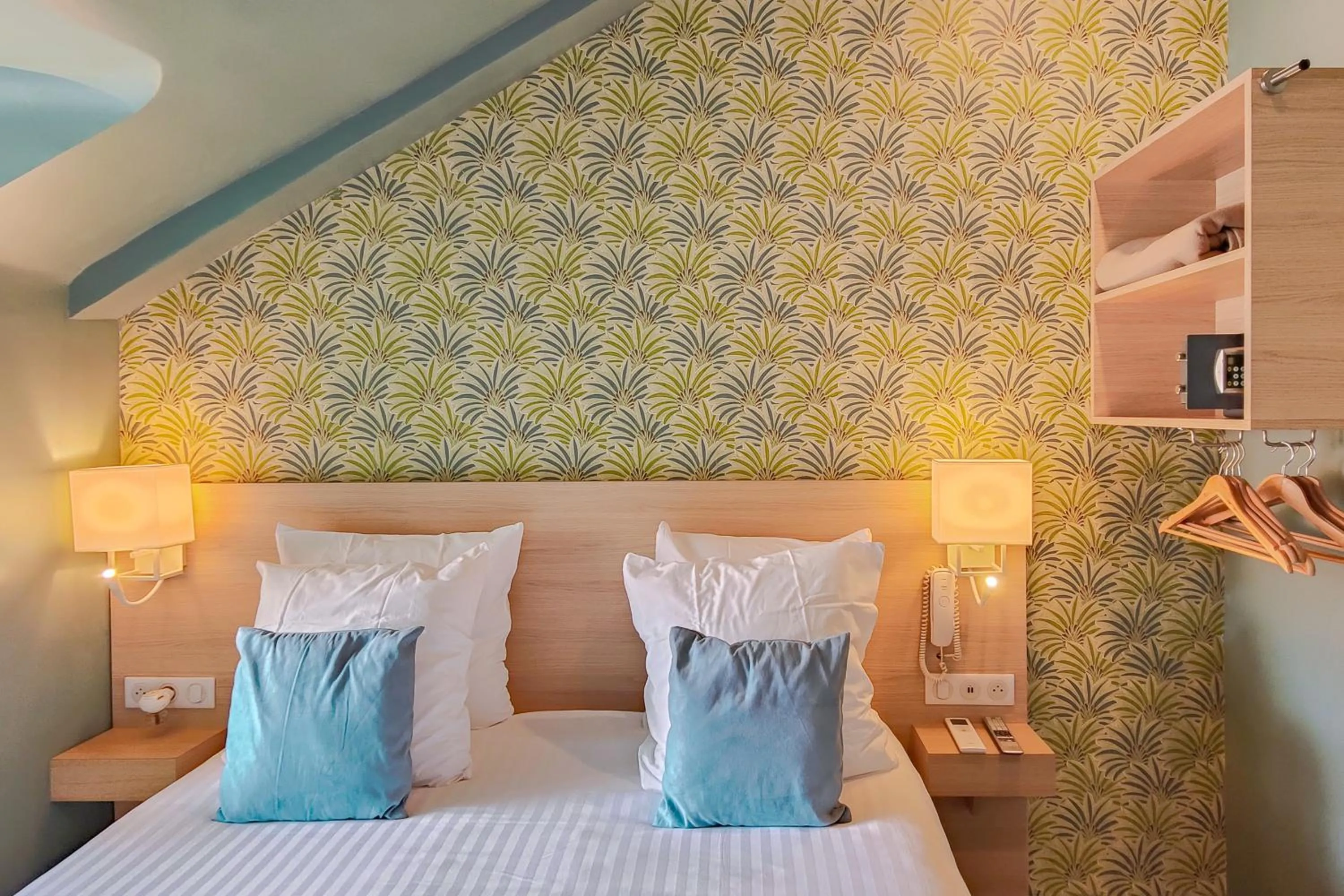 Photo of the whole room, Bed in Hôtel Du Centre, un hôtel AMMI