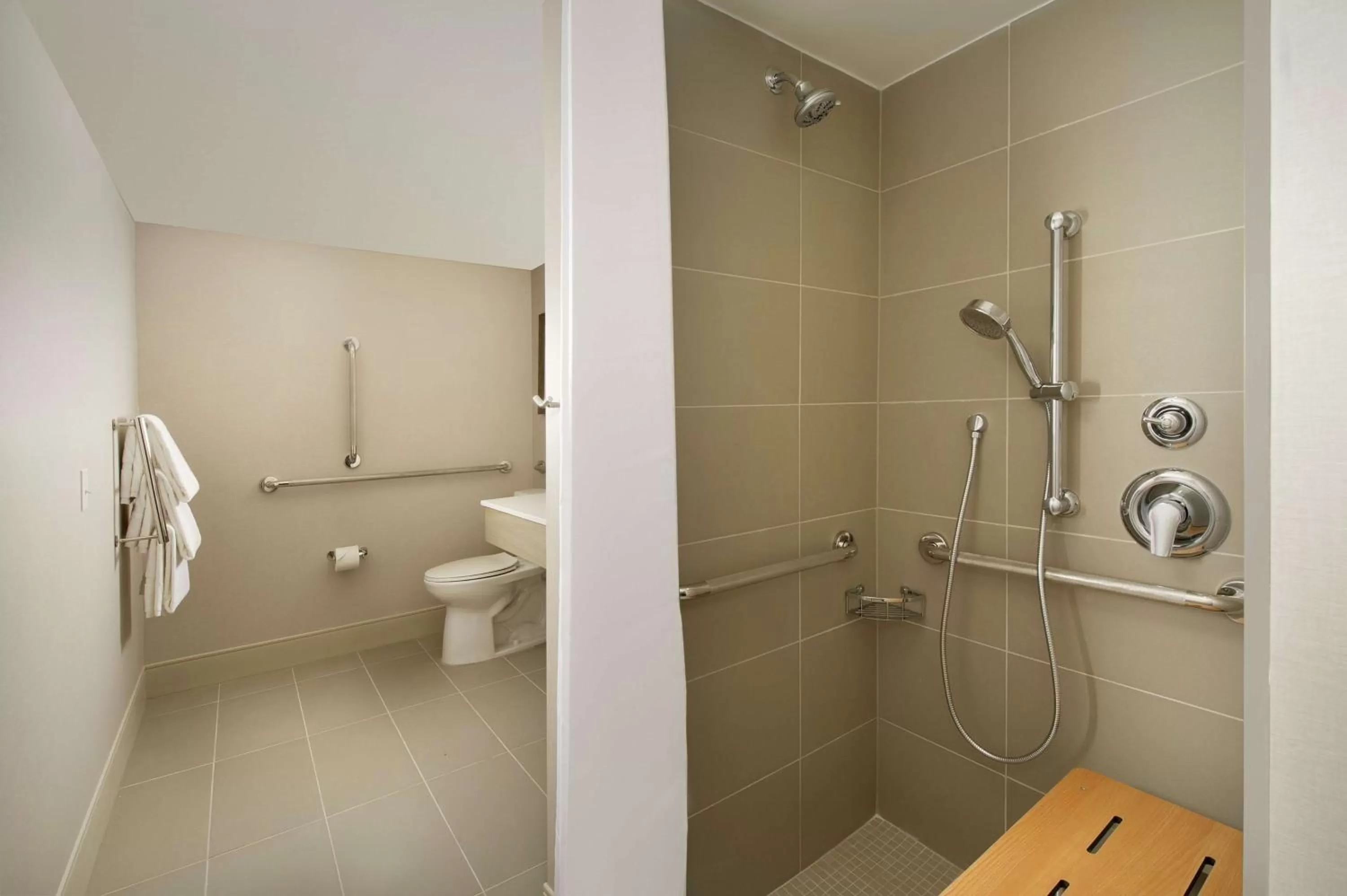 Toilet in Hilton Garden Inn Miami South Beach