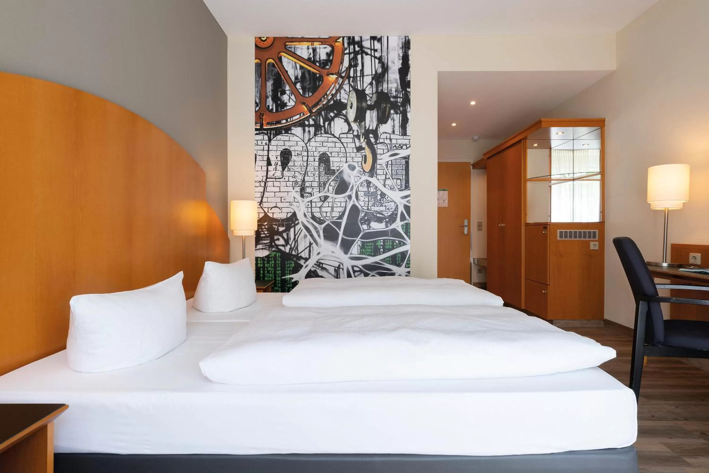 Bed in Seminaris Hotel Potsdam Griebnitzsee