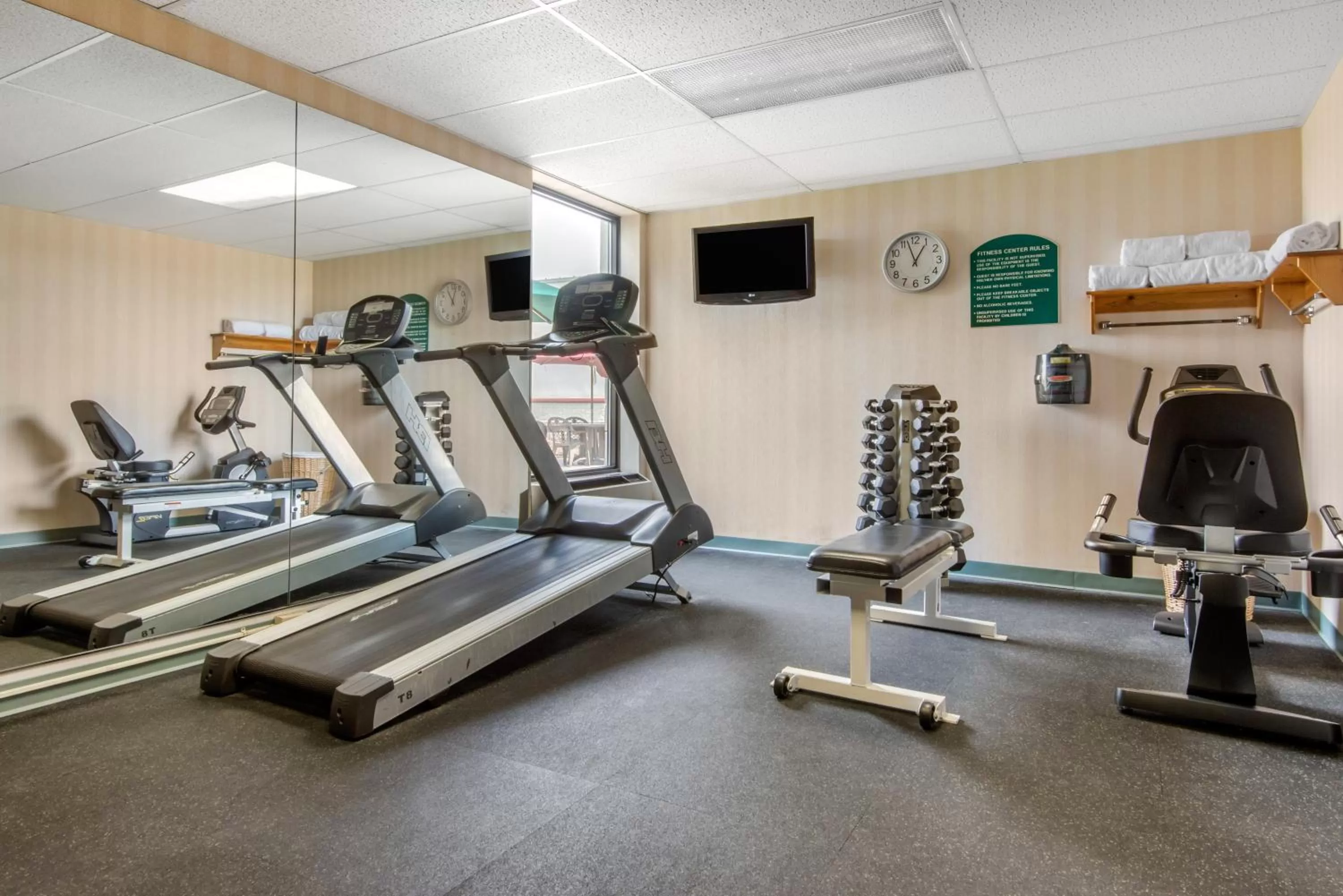 Fitness centre/facilities in Quality Inn & Suites
