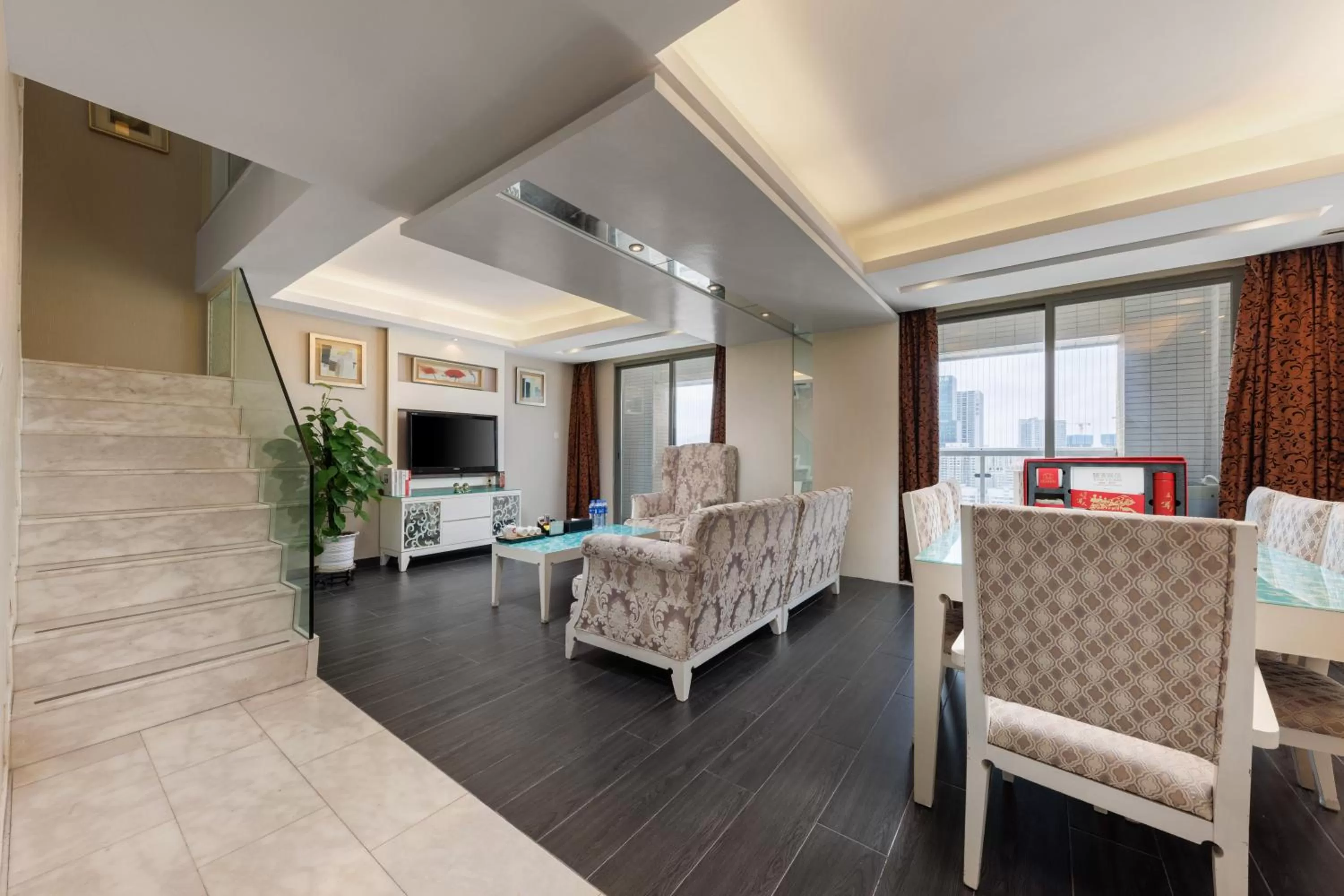 Living room in Sunflower Hotel &Residence, Futian Port Branch