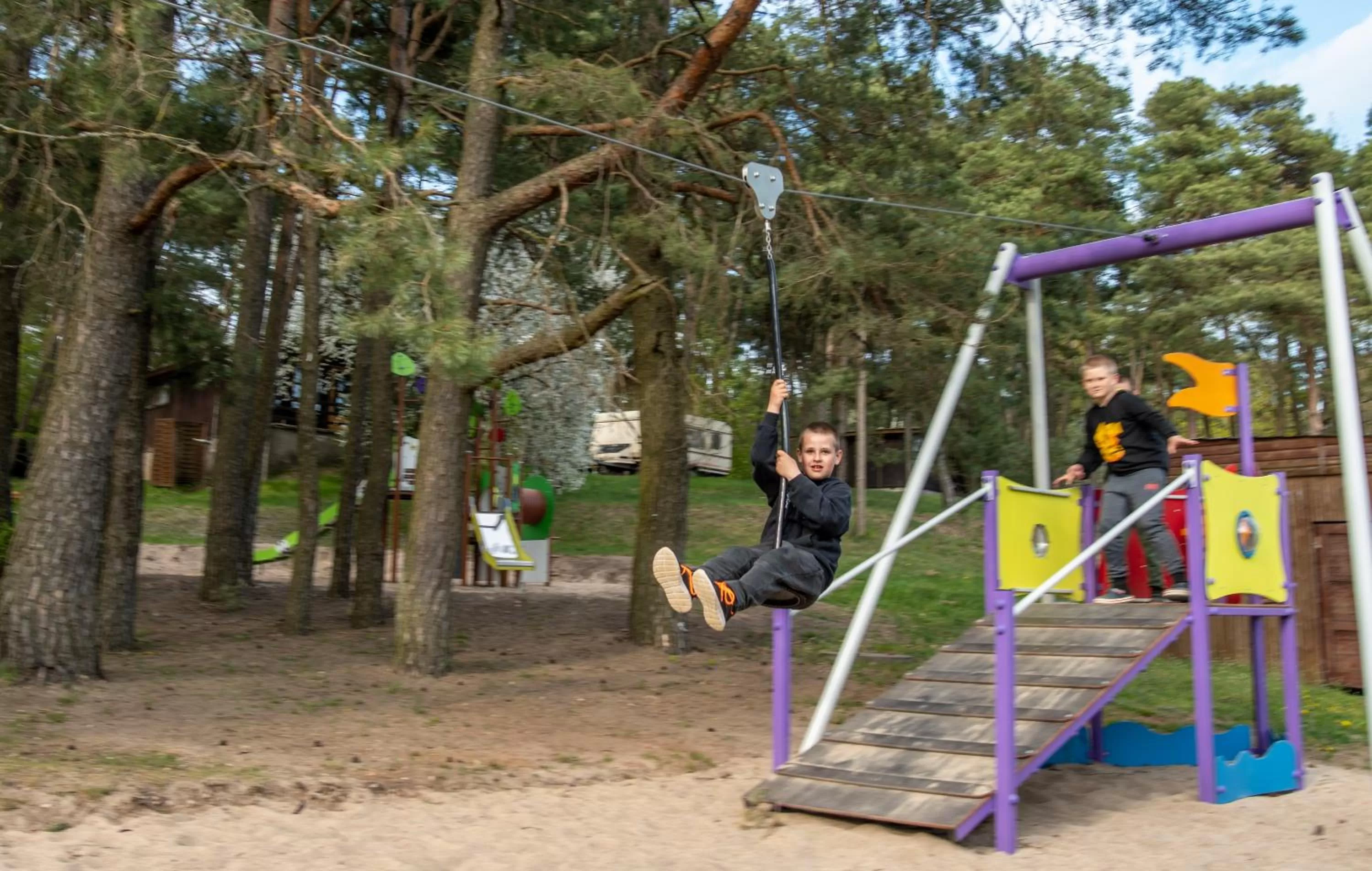 Children play ground in Róża Wiatrów