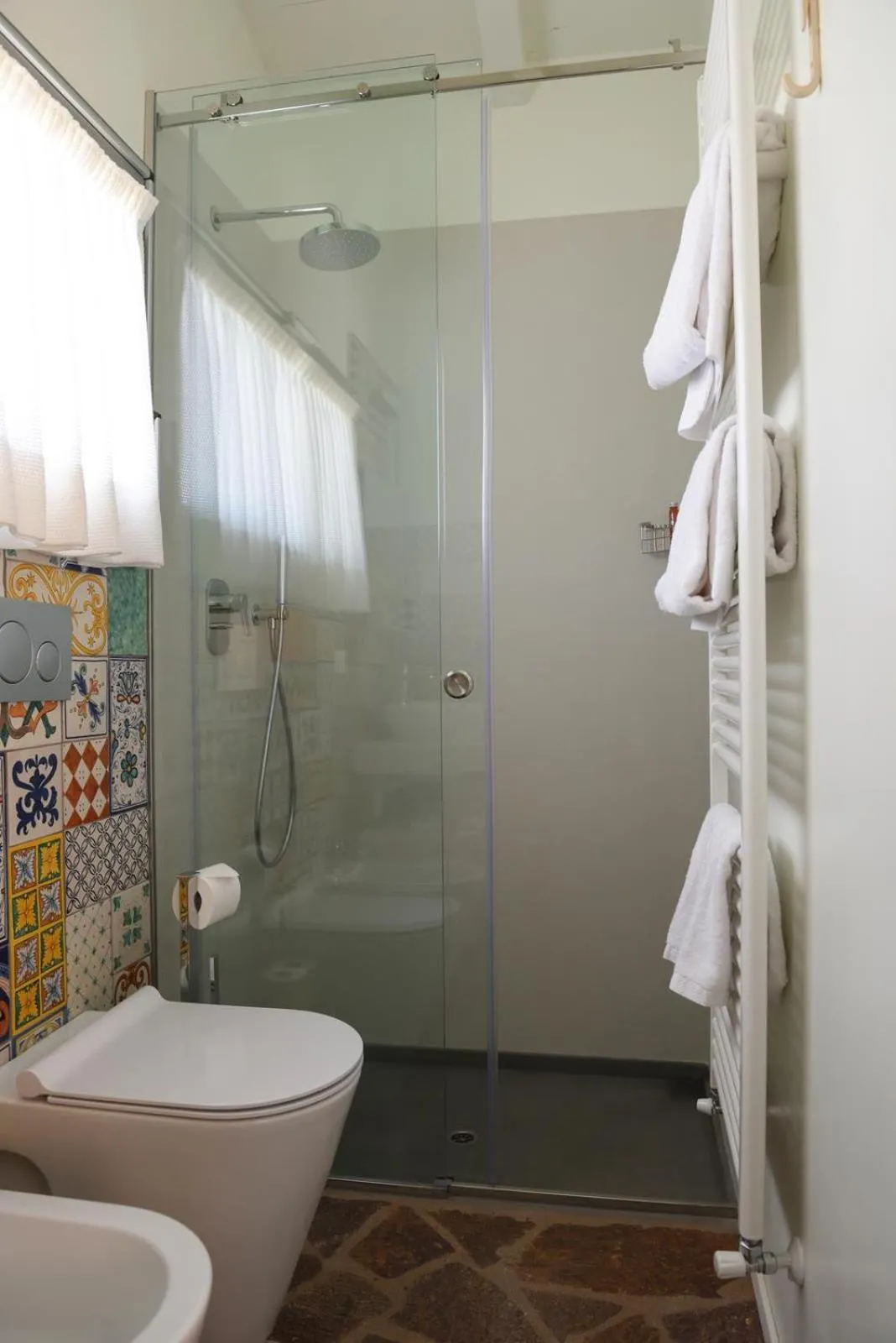 Shower in Roccafiore Wine Resort & Spa