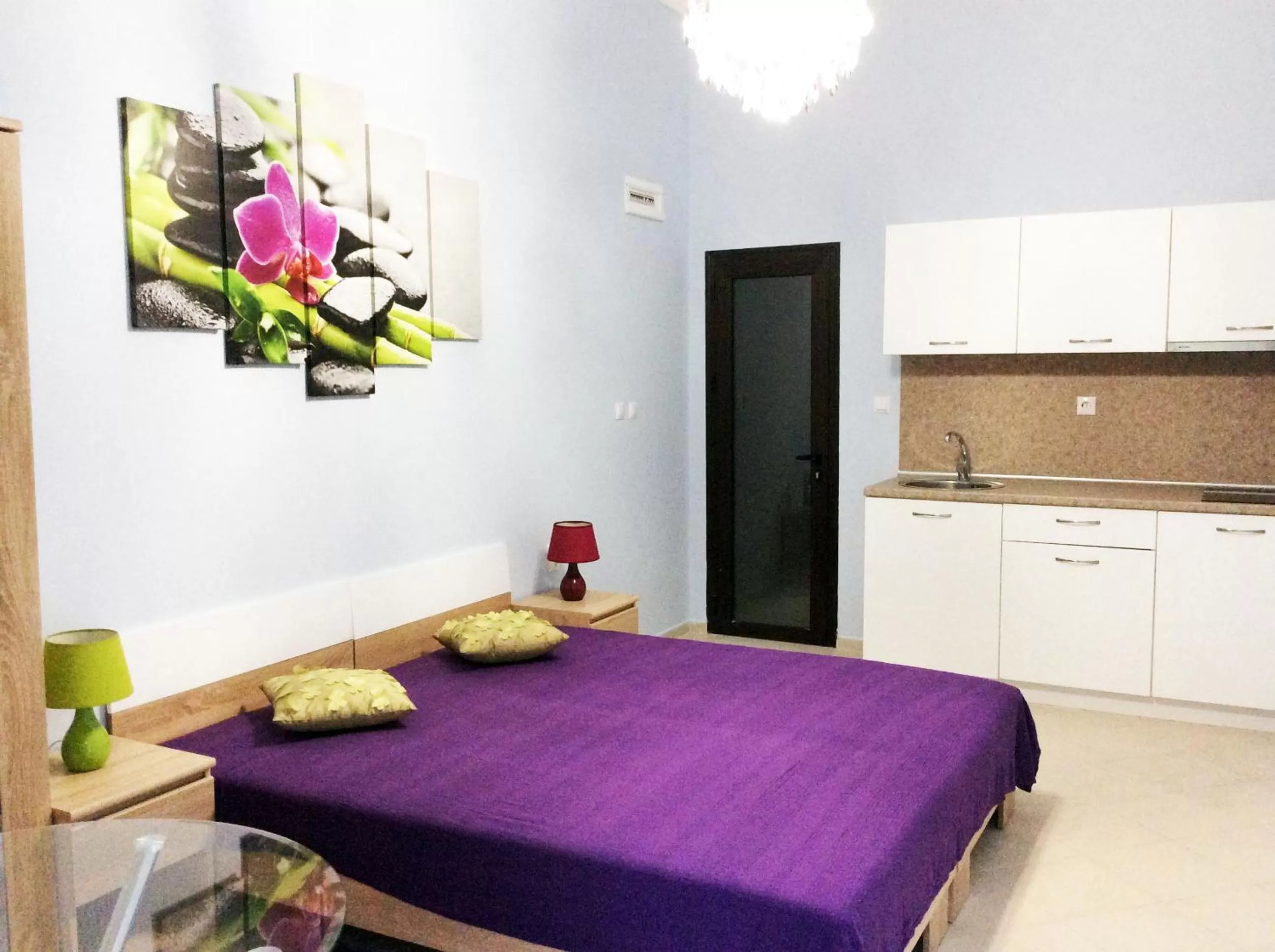 Bed in Apartments Stamopolu Lux economy class