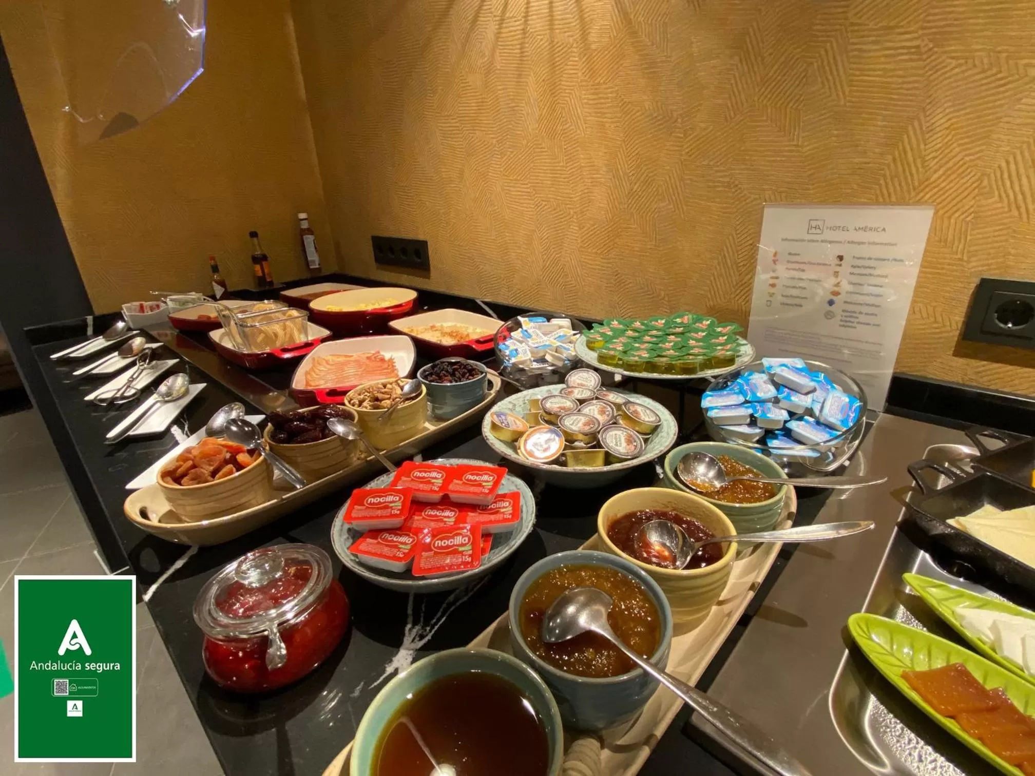 Restaurant/places to eat in Hotel América Sevilla