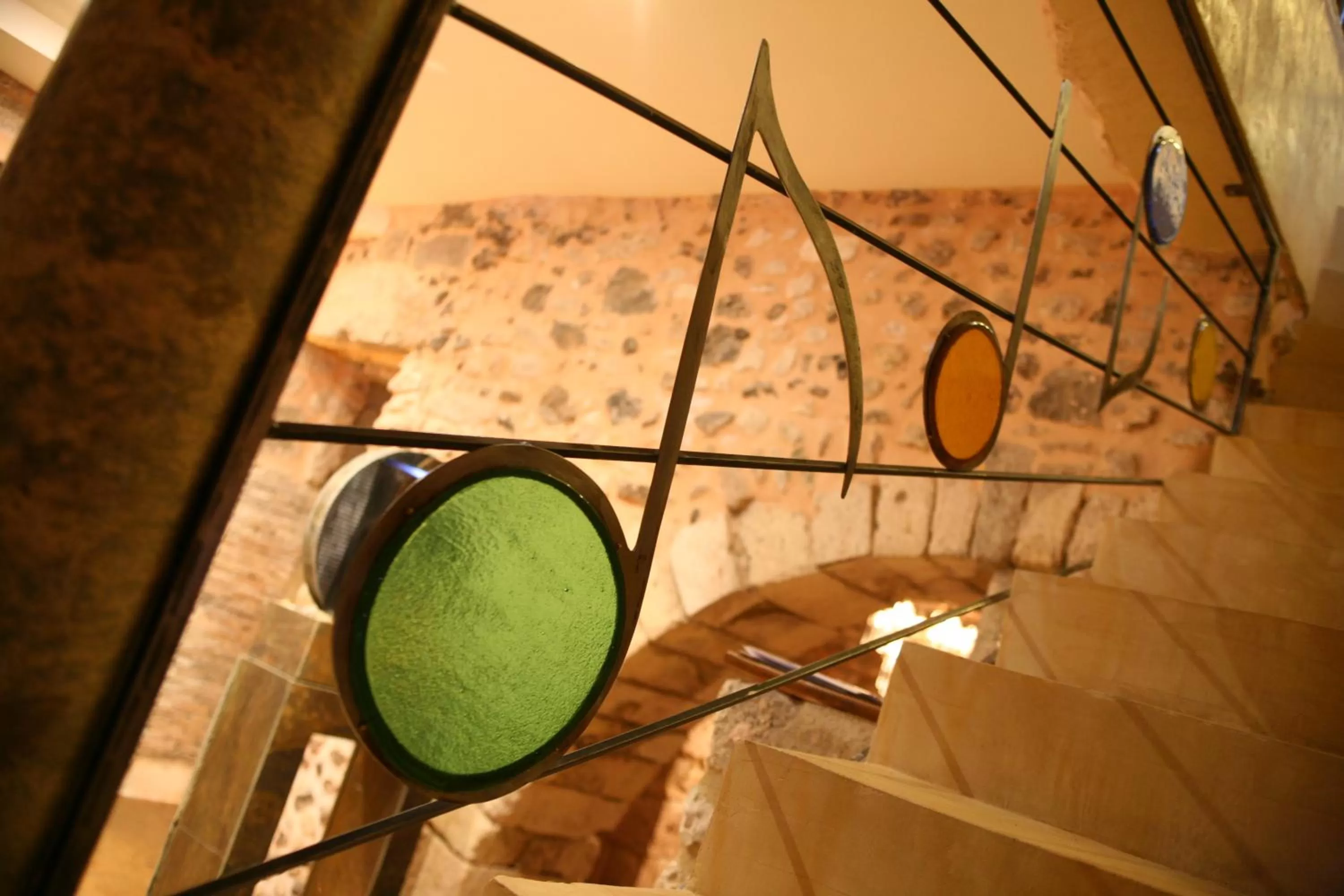 Decorative detail in Le Parvis